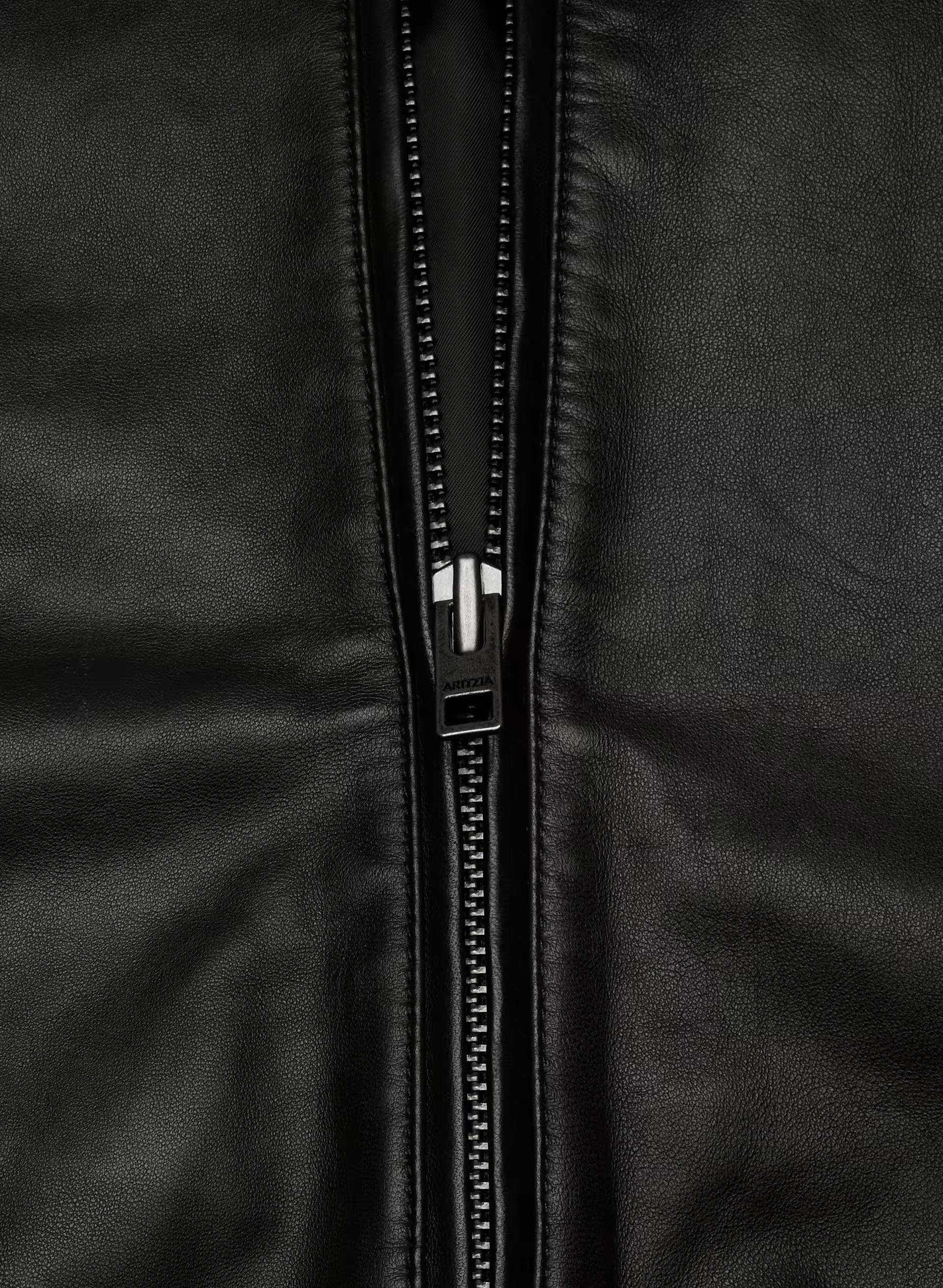 Jones Bomber - Leather - BLACK
