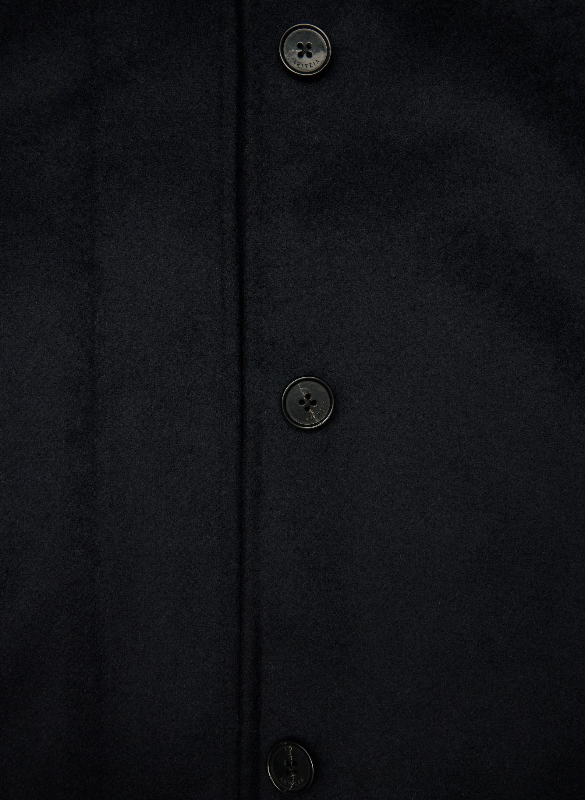 The Embrace Double-Faced Coat - Luxe (Re)Wool - DARK NIGHT NAVY