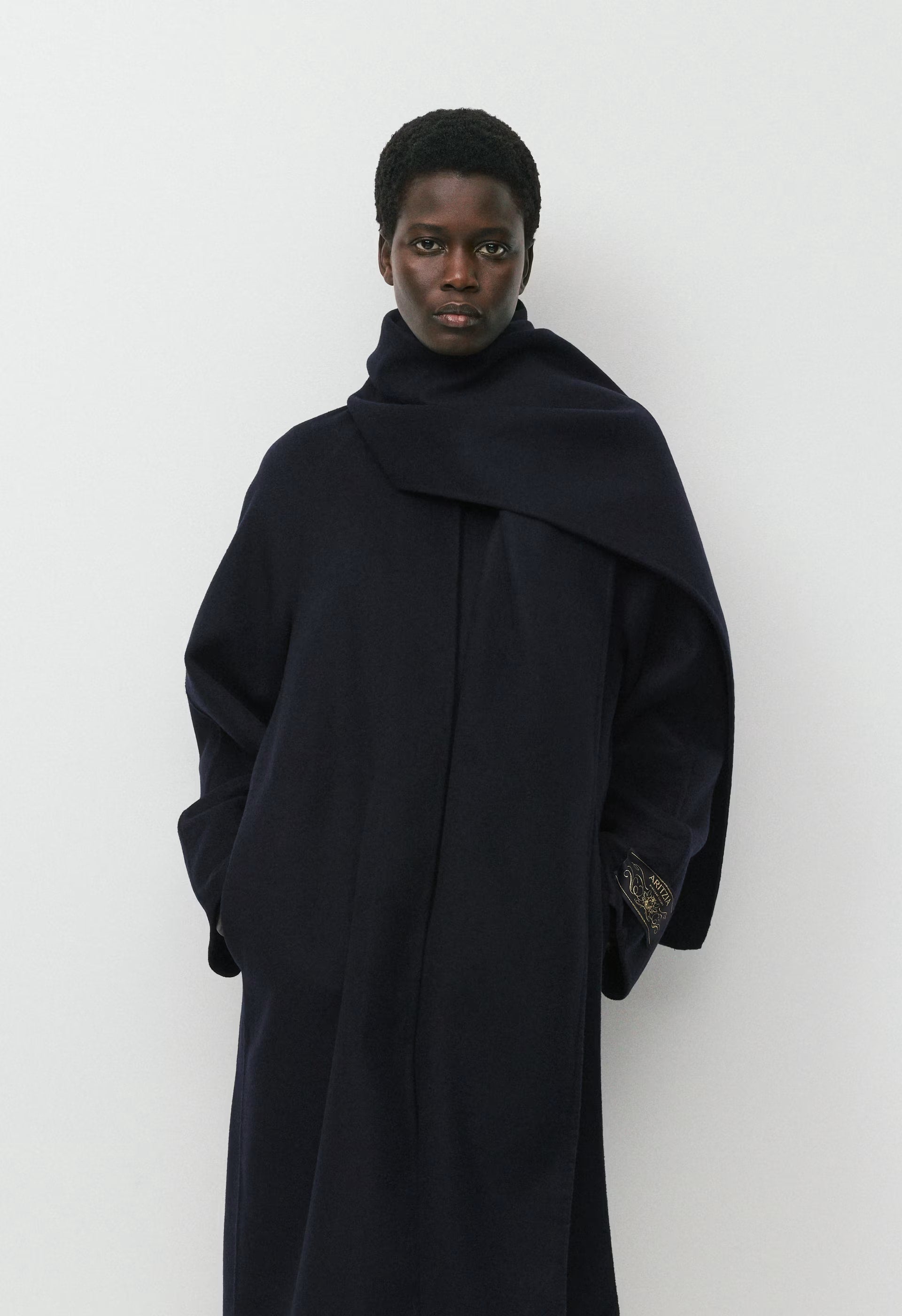 The Embrace Double-Faced Coat - Luxe (Re)Wool - DARK NIGHT NAVY