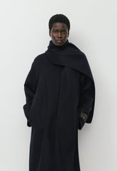 The Embrace Double-Faced Coat - Luxe (Re)Wool - DARK NIGHT NAVY