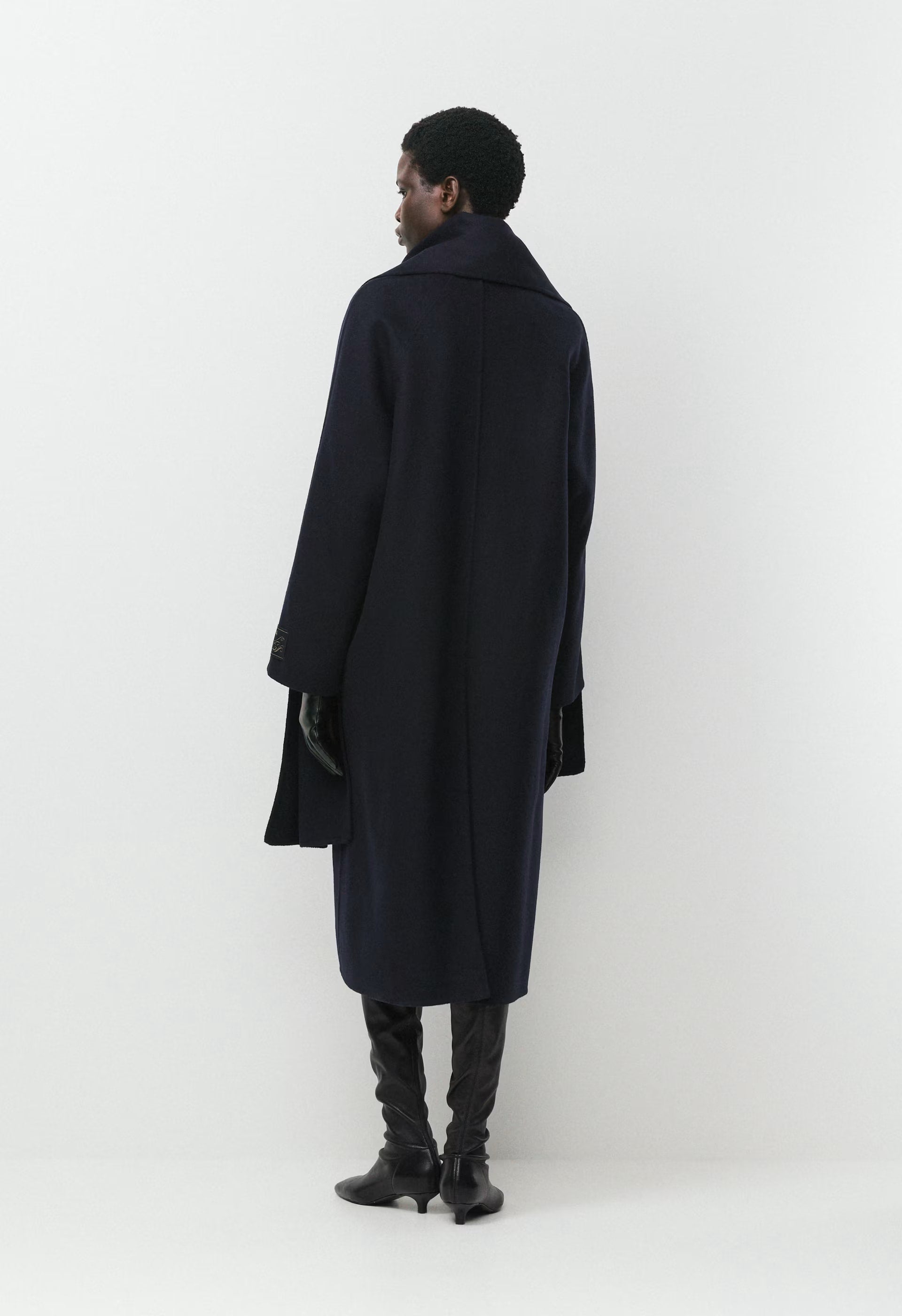 The Embrace Double-Faced Coat - Luxe (Re)Wool - DARK NIGHT NAVY