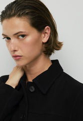 Tori Jacket - Suede - BLACK