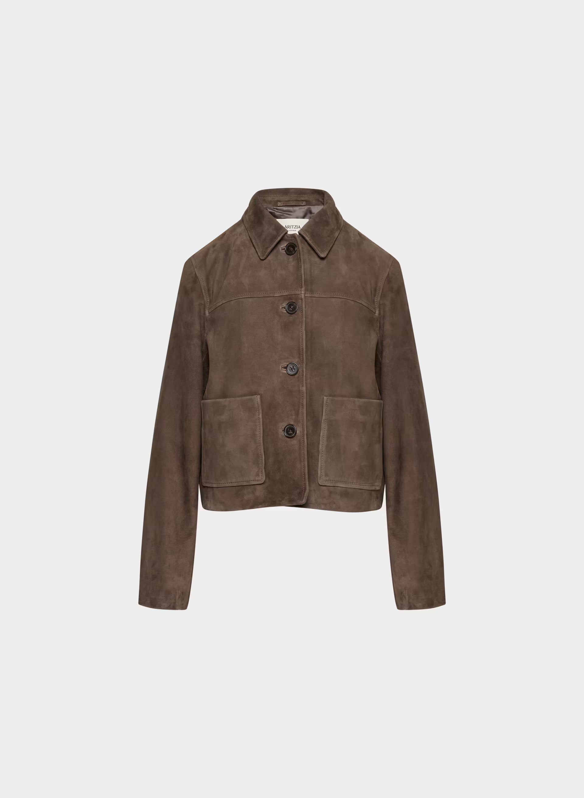 Tori Jacket - Suede - DARK CHOCOLATE