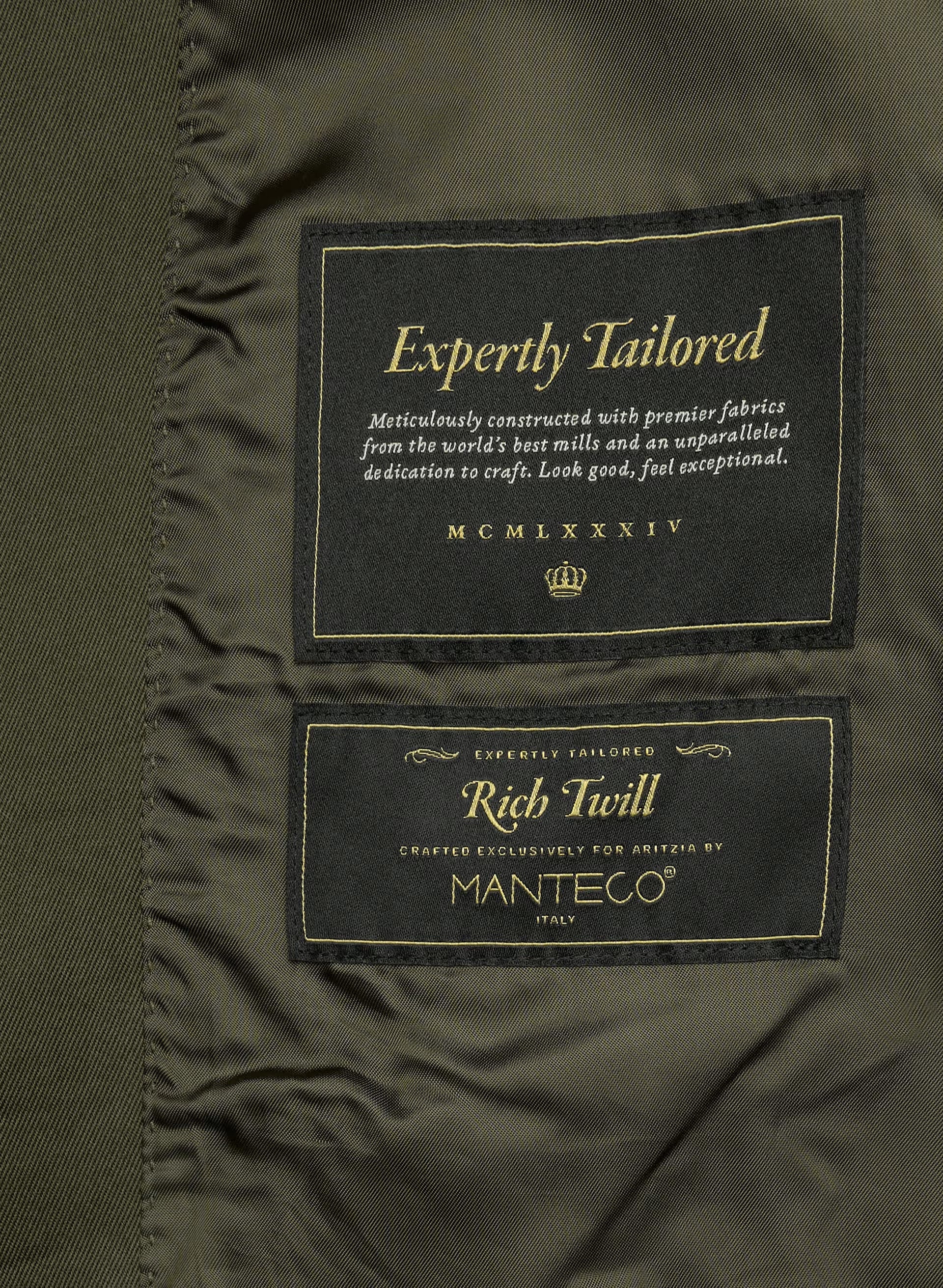 The Davis Short Trench Coat - Rich Twill - DARK OLIVE