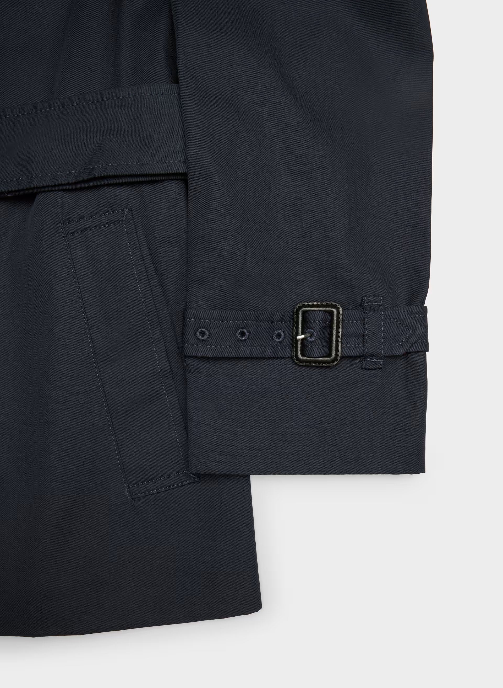The Finch Short Trench Coat - City Twill - ADMIRAL
