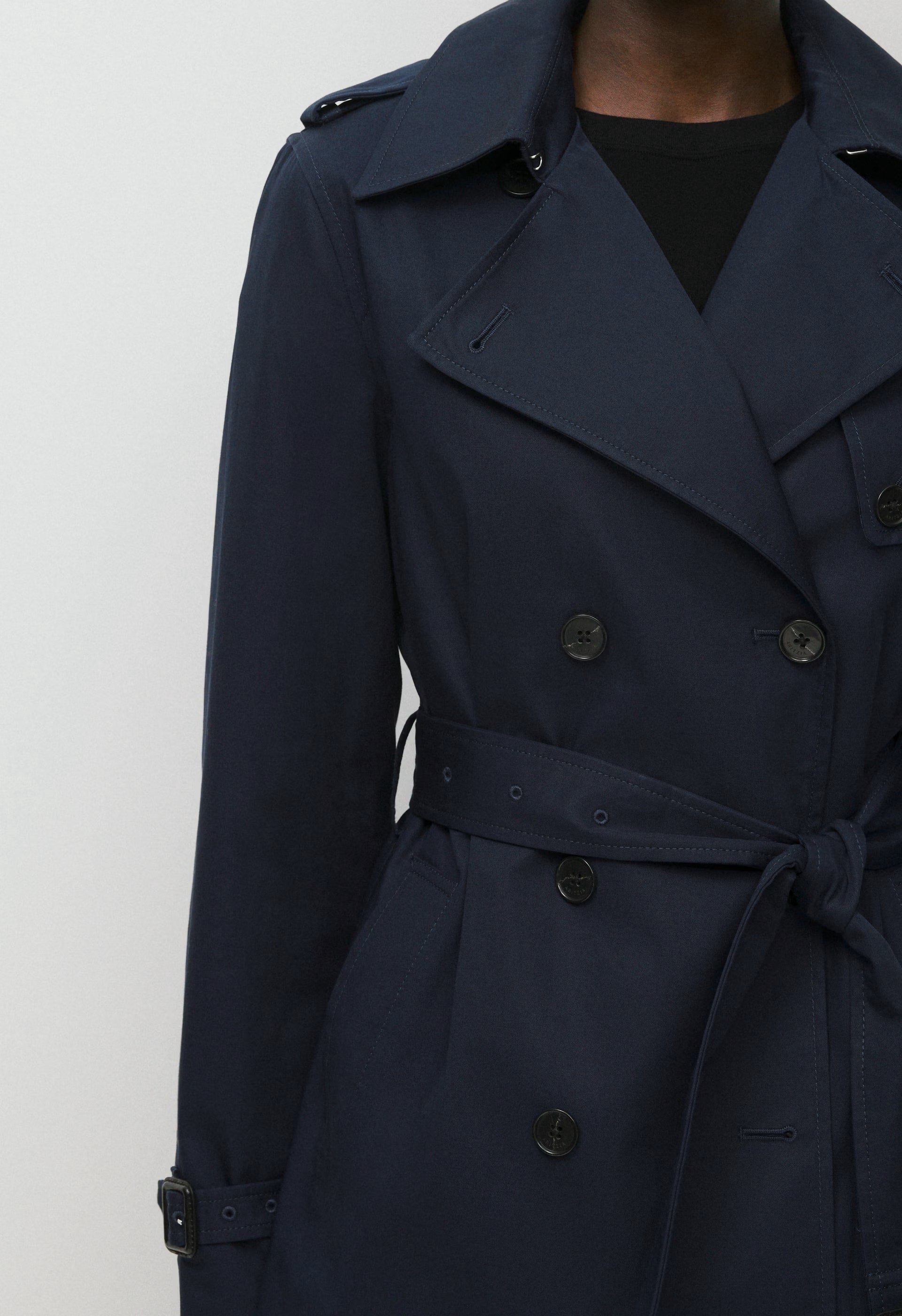 The Finch Short Trench Coat - City Twill - ADMIRAL