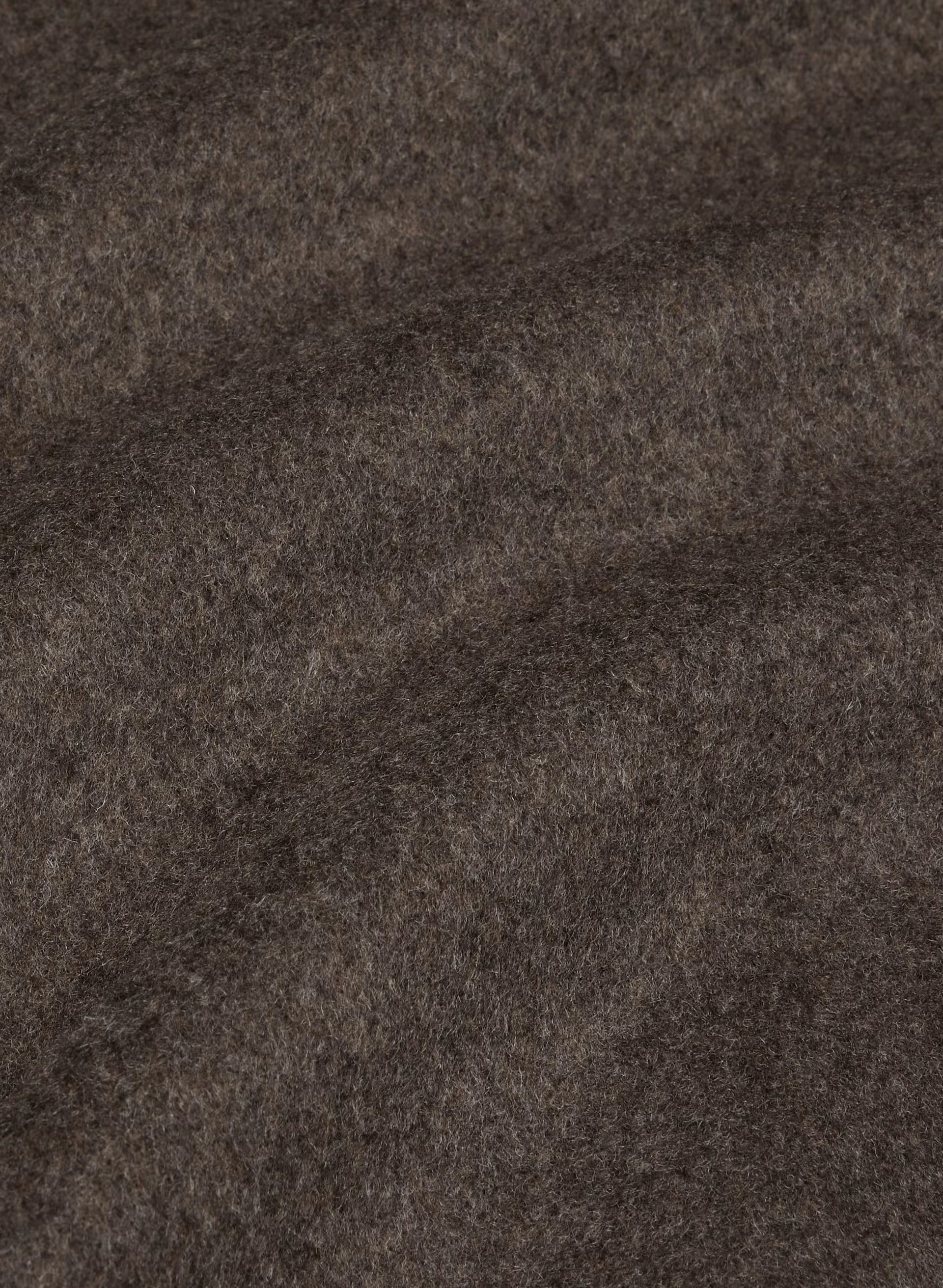 The Alder Double-Faced Coat - Luxe (Re)Wool - SOOT
