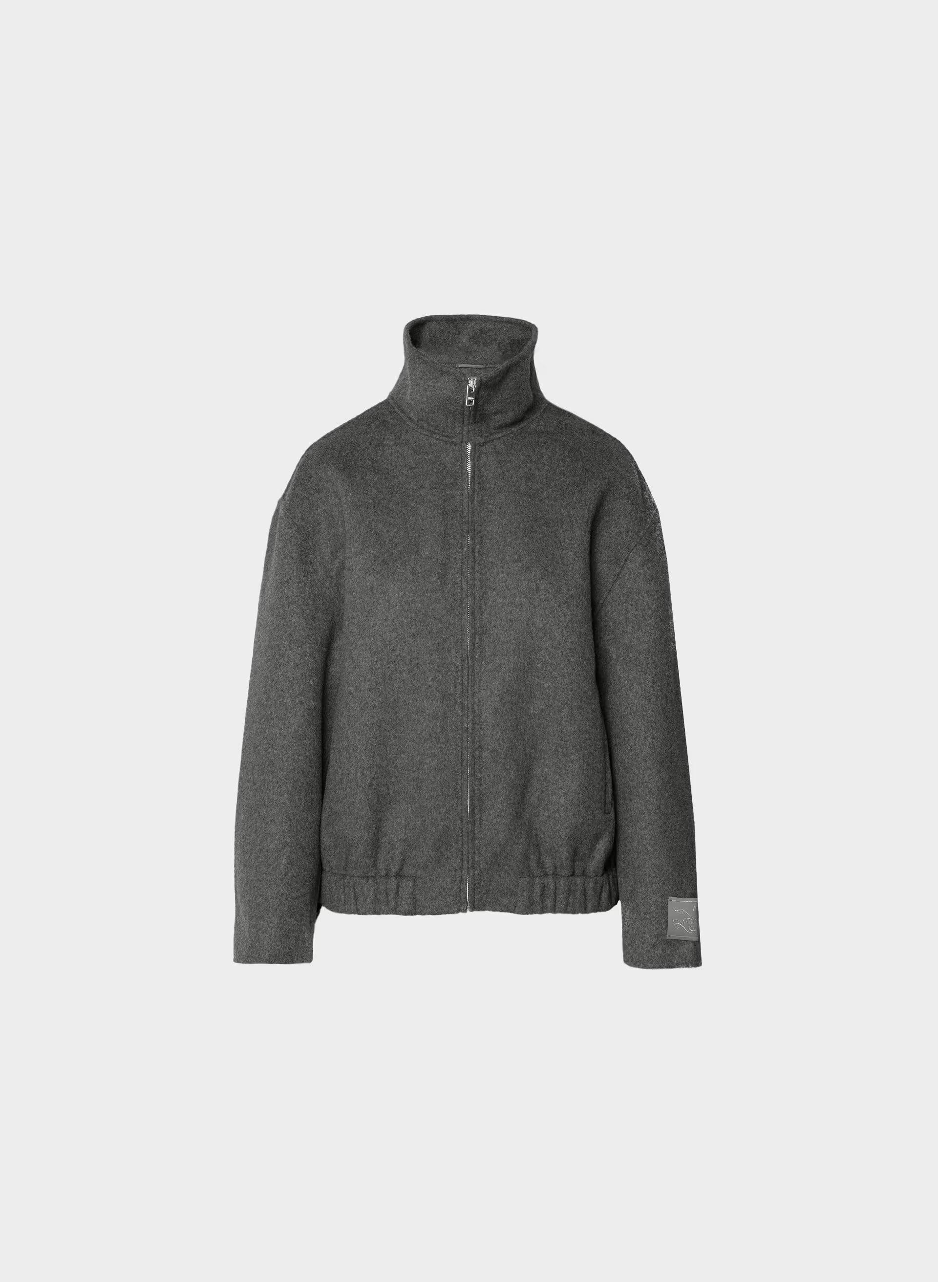 The Alder Double-Faced Coat - Luxe (Re)Wool - HEATHER CHARCOAL