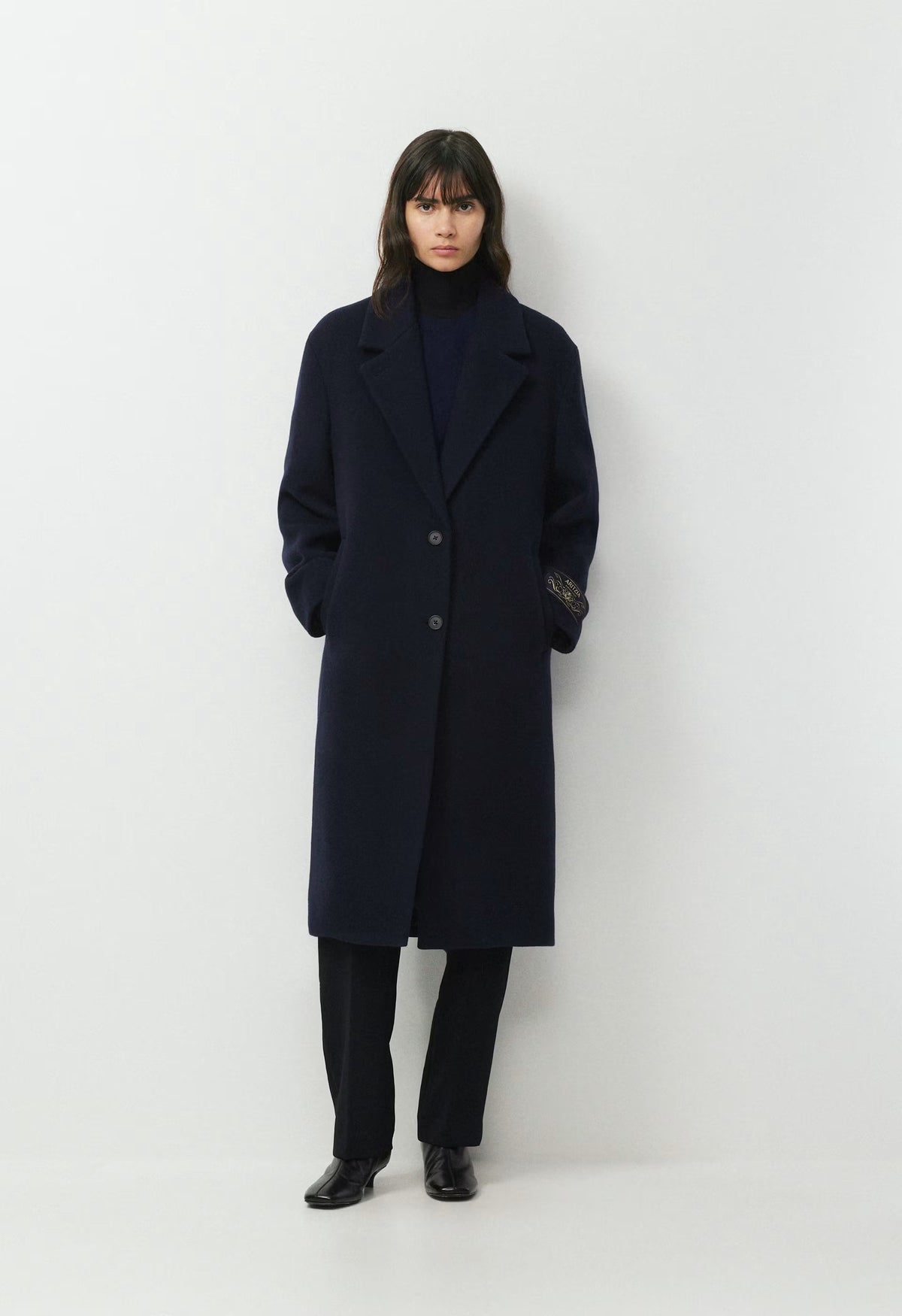 The Only Coat - Soft Wool Cashmere - ADMIRAL NAVY