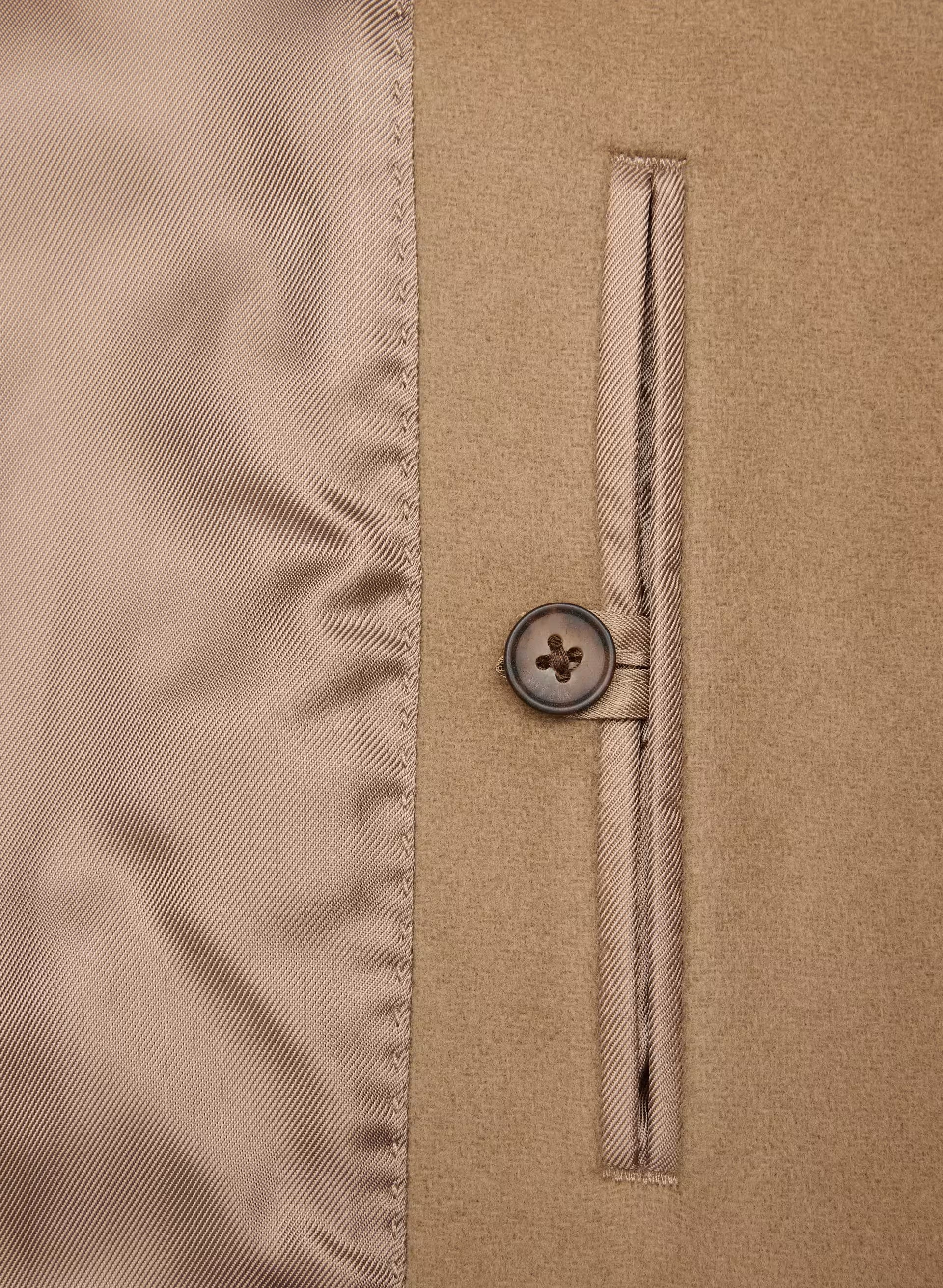The Slouch™ Coat - Soft Wool Cashmere - COCOA SAND