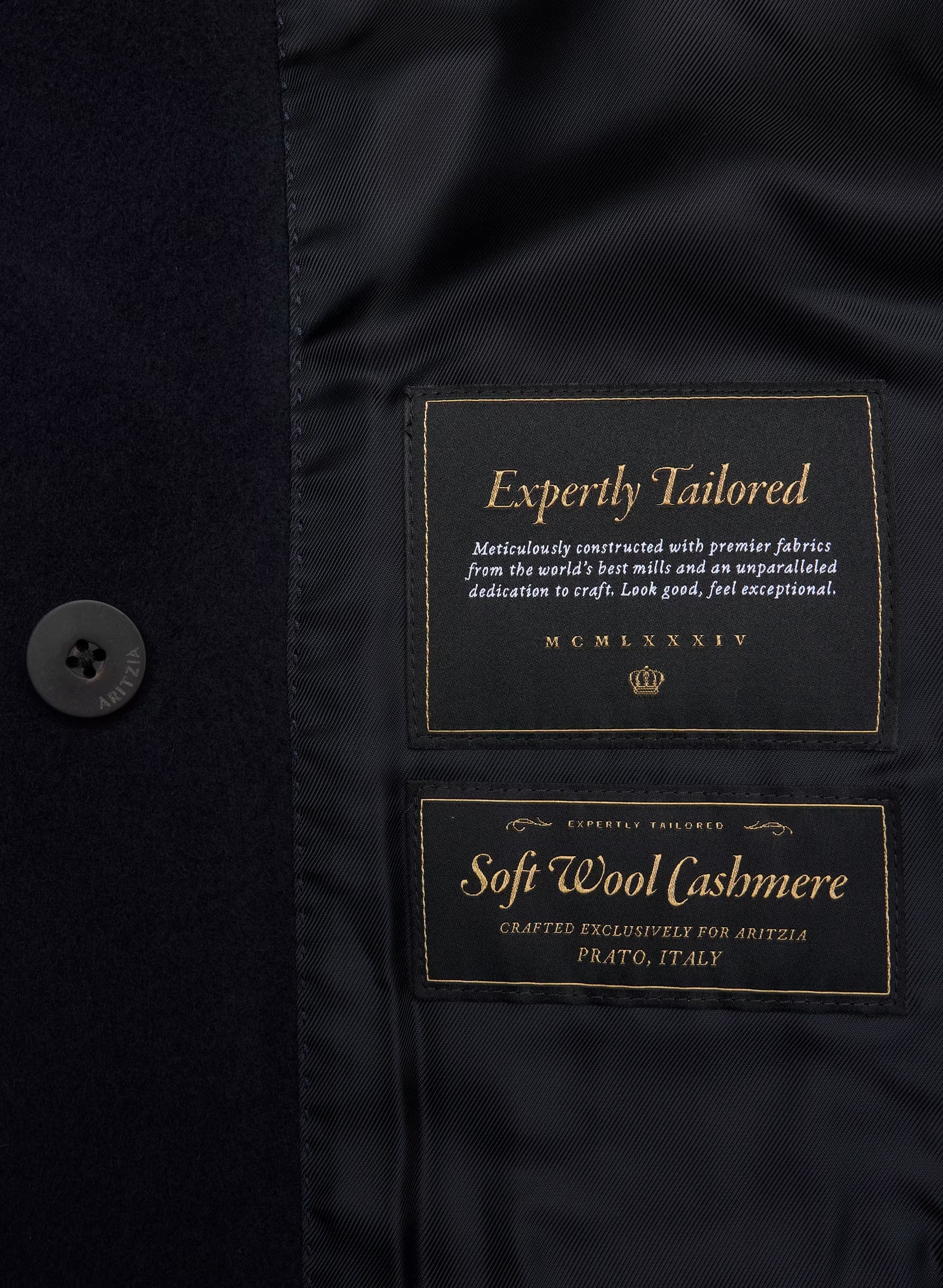 The Slouch™ Coat - Soft Wool Cashmere - ADMIRAL NAVY