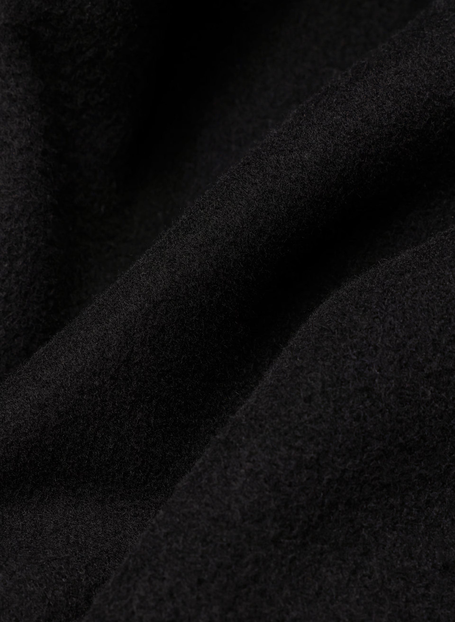 The Emilie Coat - Soft Wool Cashmere - BLACK