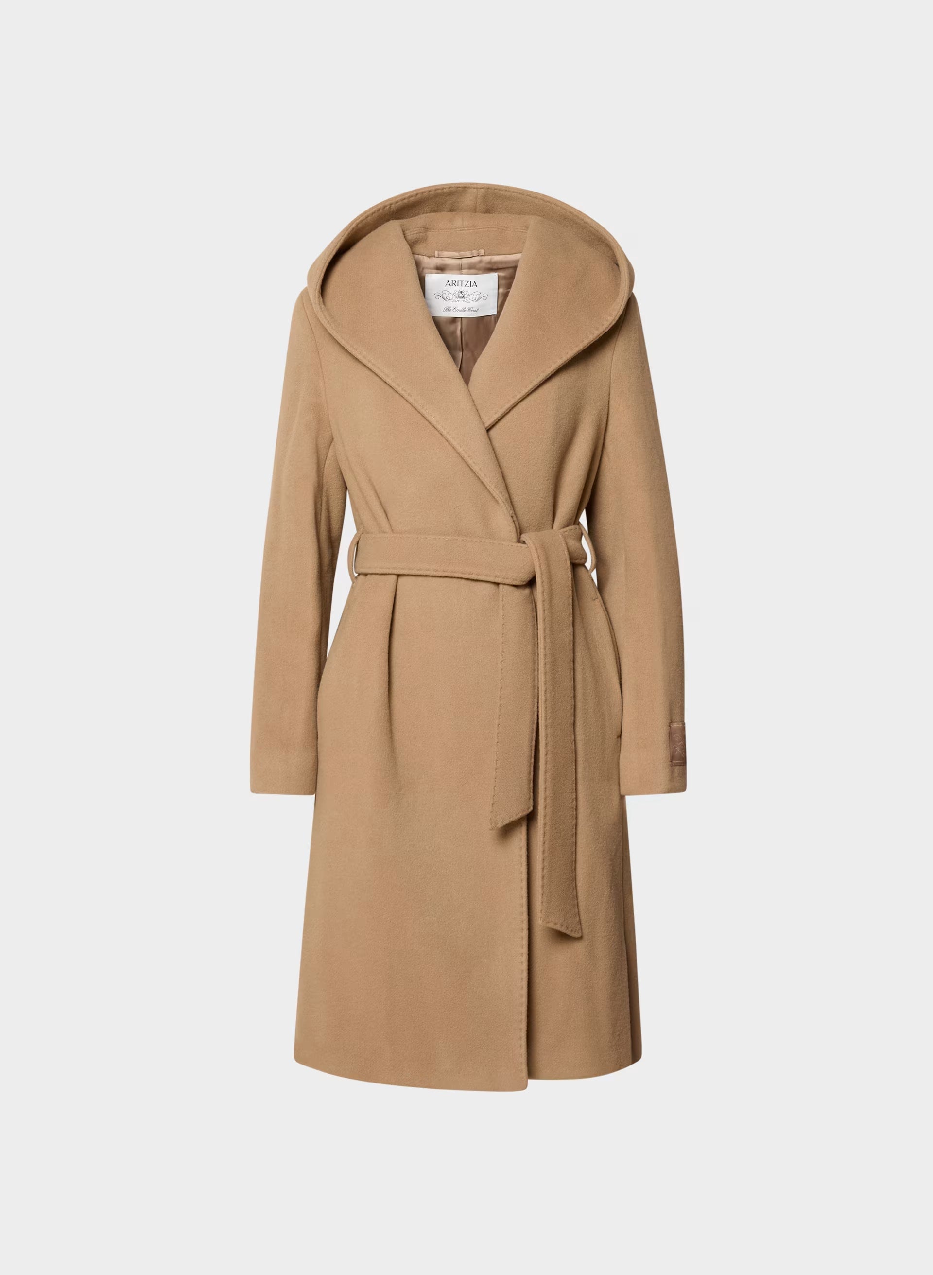 The Emilie Coat - Soft Wool Cashmere - COCOA SAND