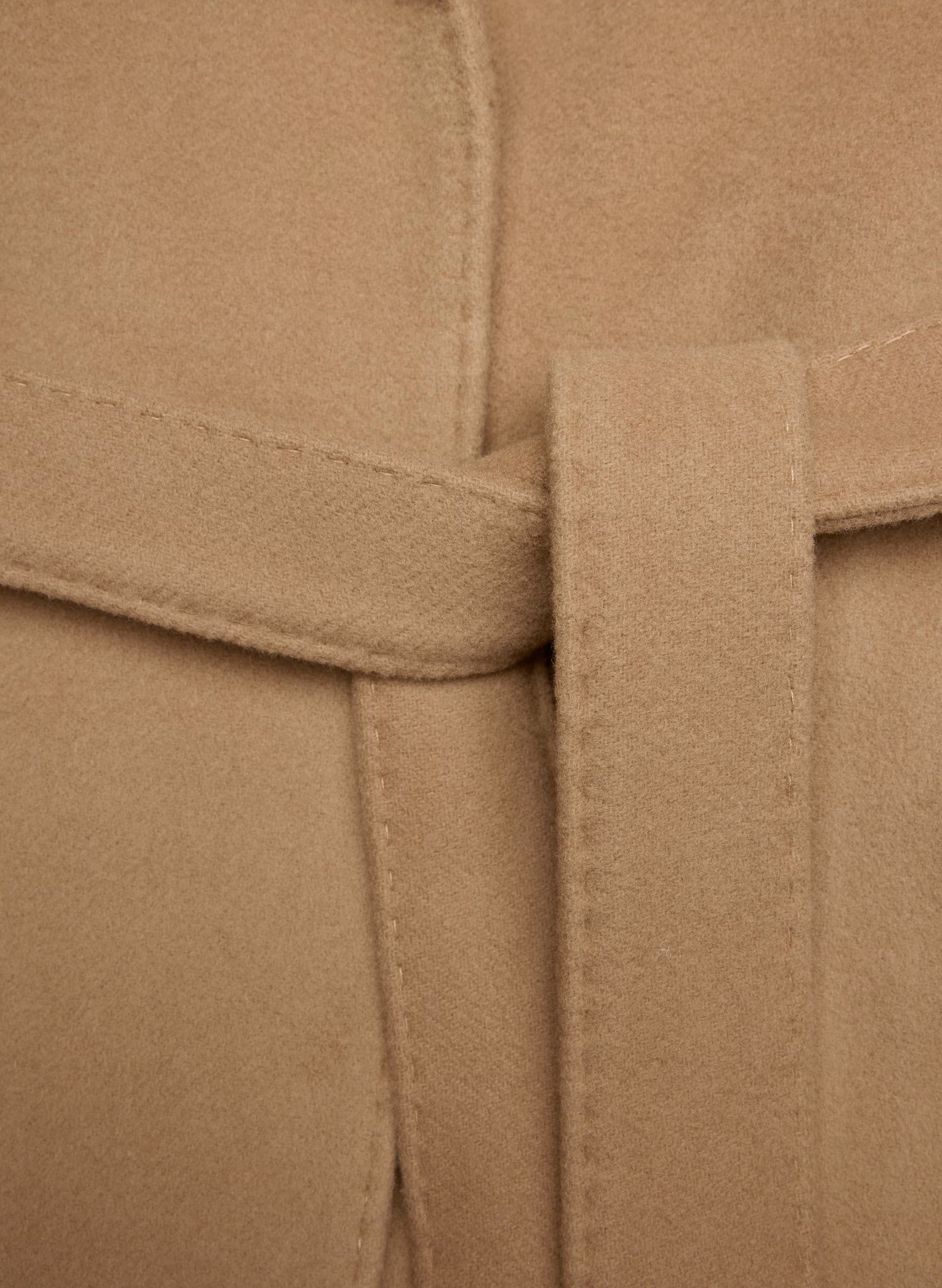 The Emilie Coat - Soft Wool Cashmere - COCOA SAND