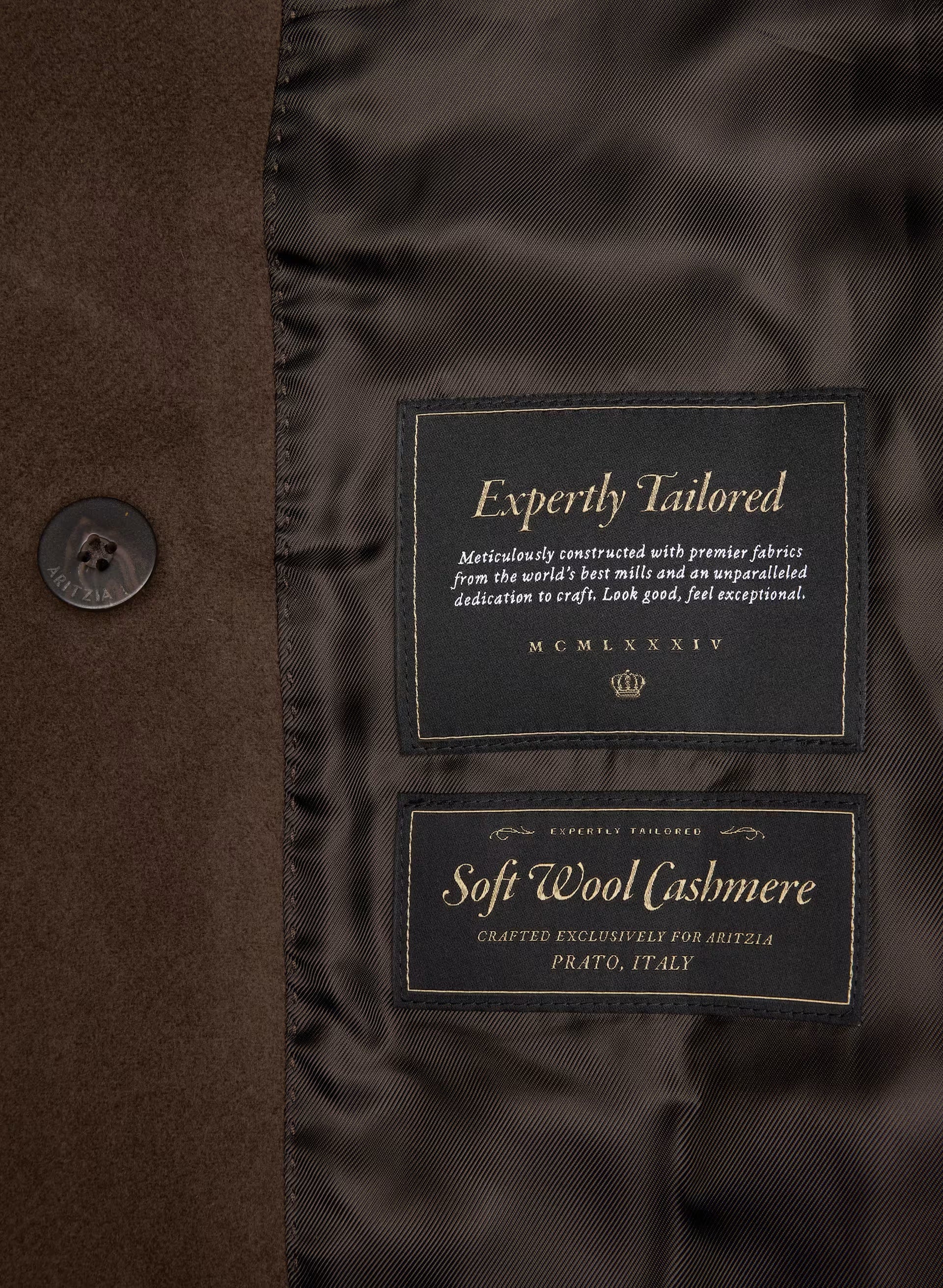 The Emilie Coat - Soft Wool Cashmere - BURNT CEDAR
