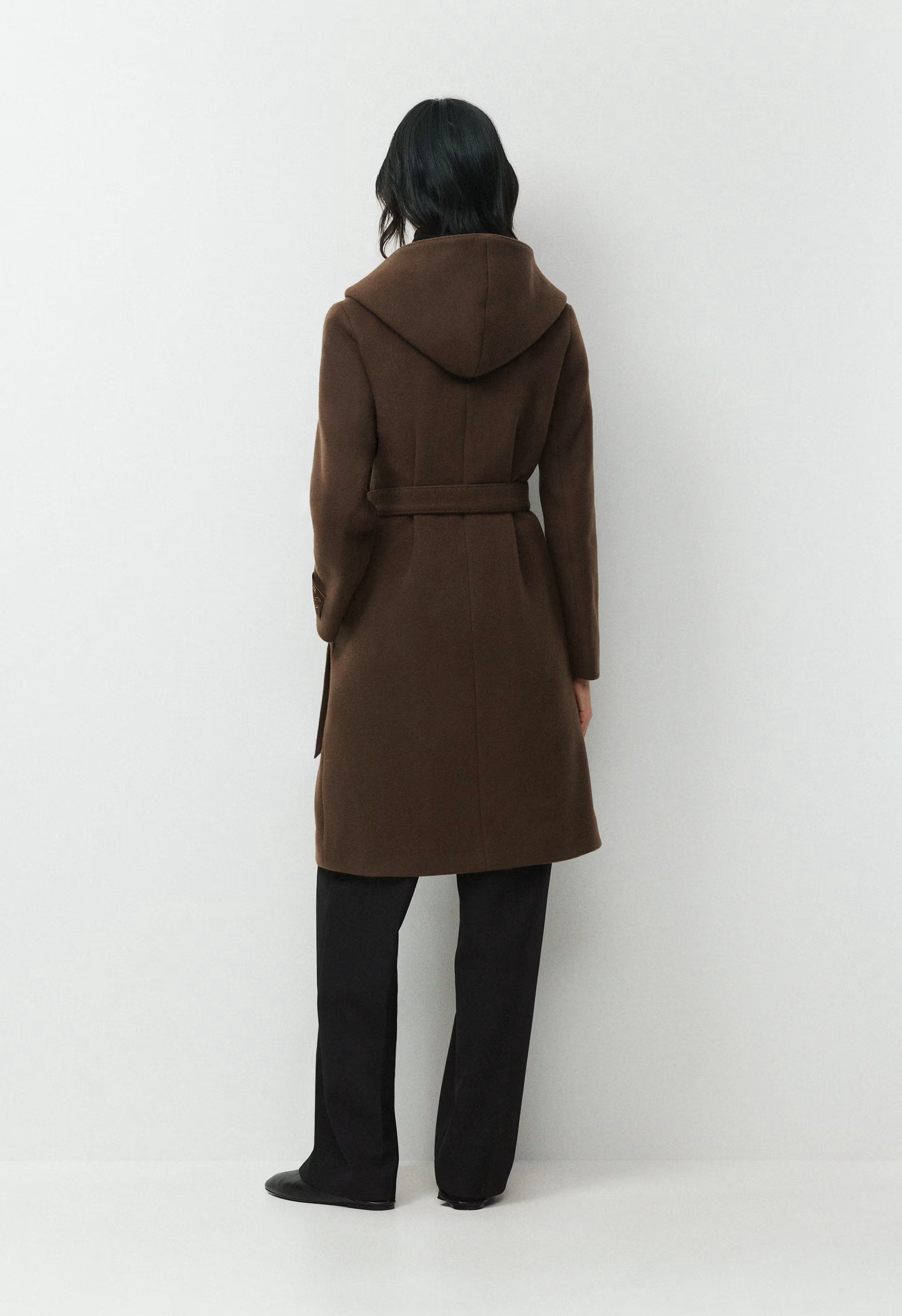 The Emilie Coat - Soft Wool Cashmere - BURNT CEDAR