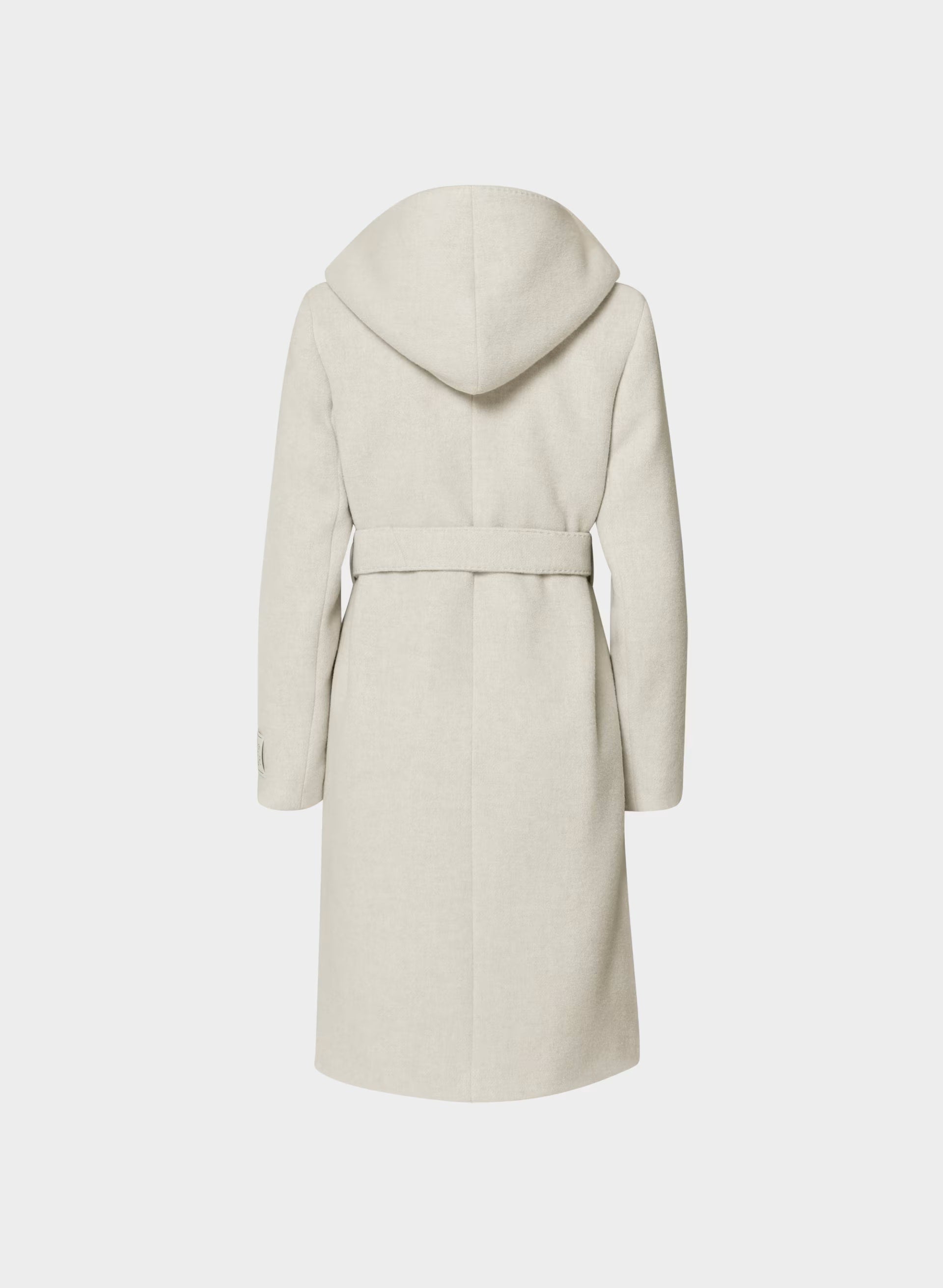 The Emilie Coat - Soft Wool Cashmere - HEATHER LIGHT OATMEAL