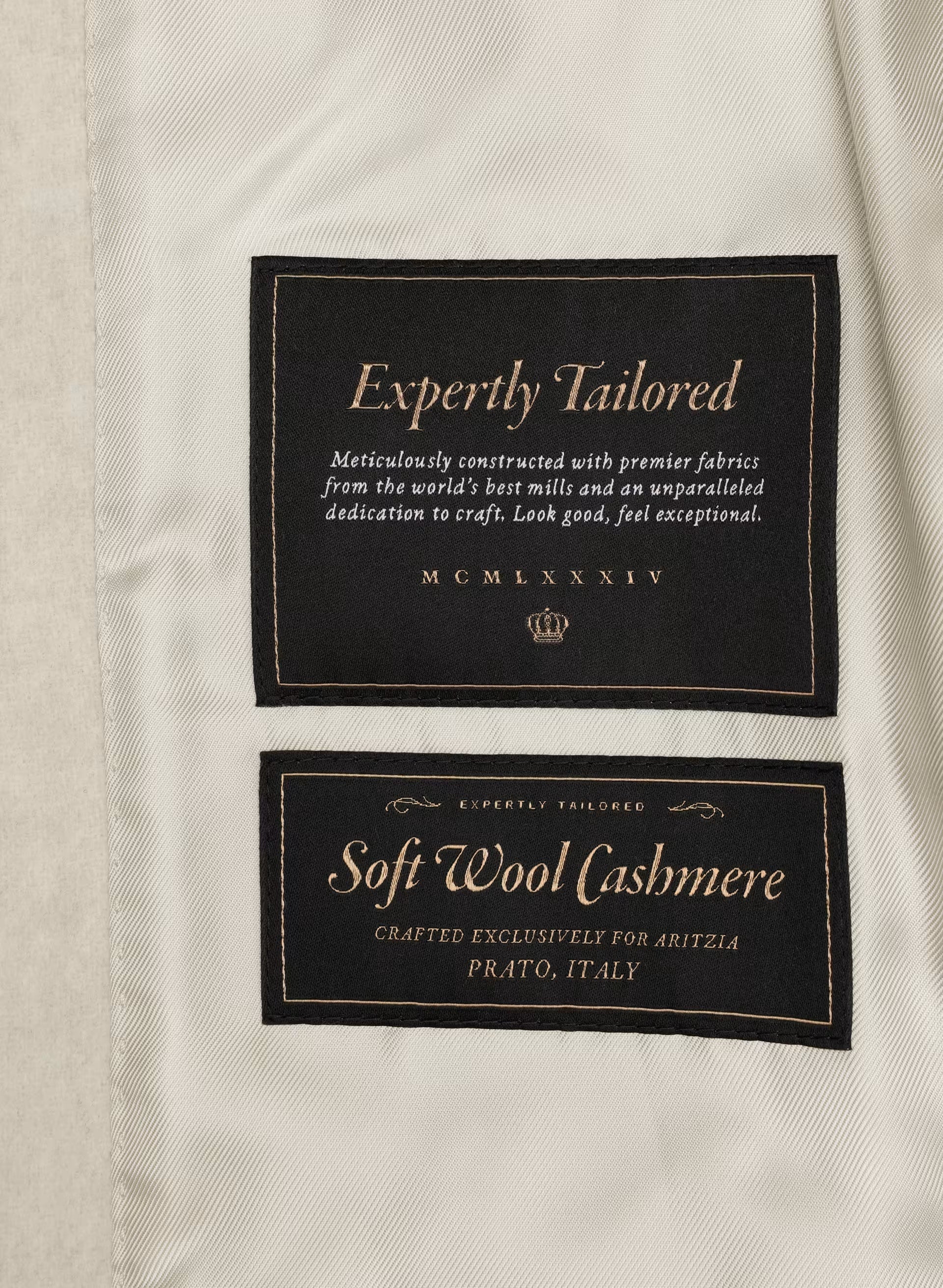 The Emilie Coat - Soft Wool Cashmere - HEATHER LIGHT OATMEAL