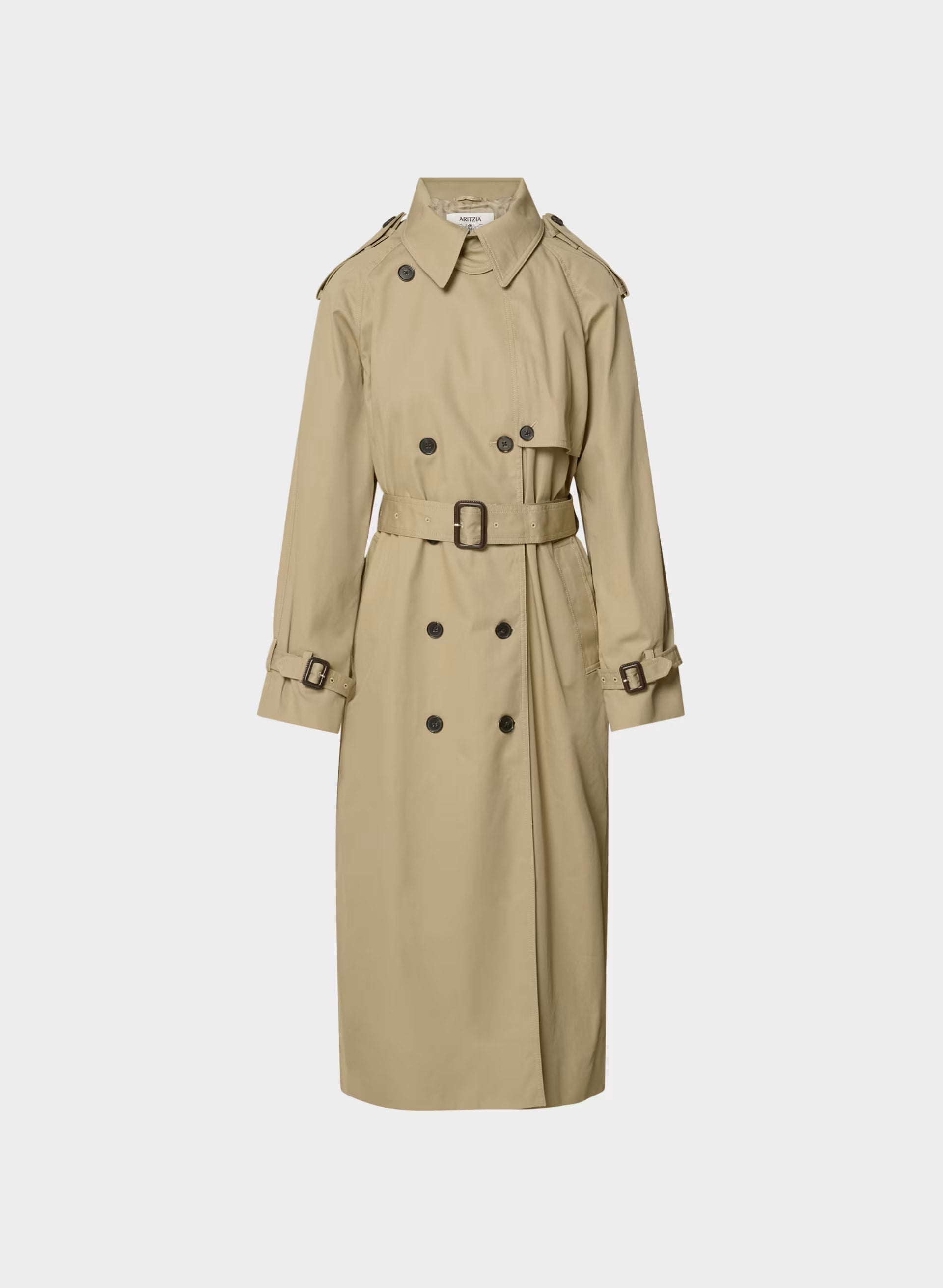 The Hemlock Trench Coat - City Twill - WICKER TAN