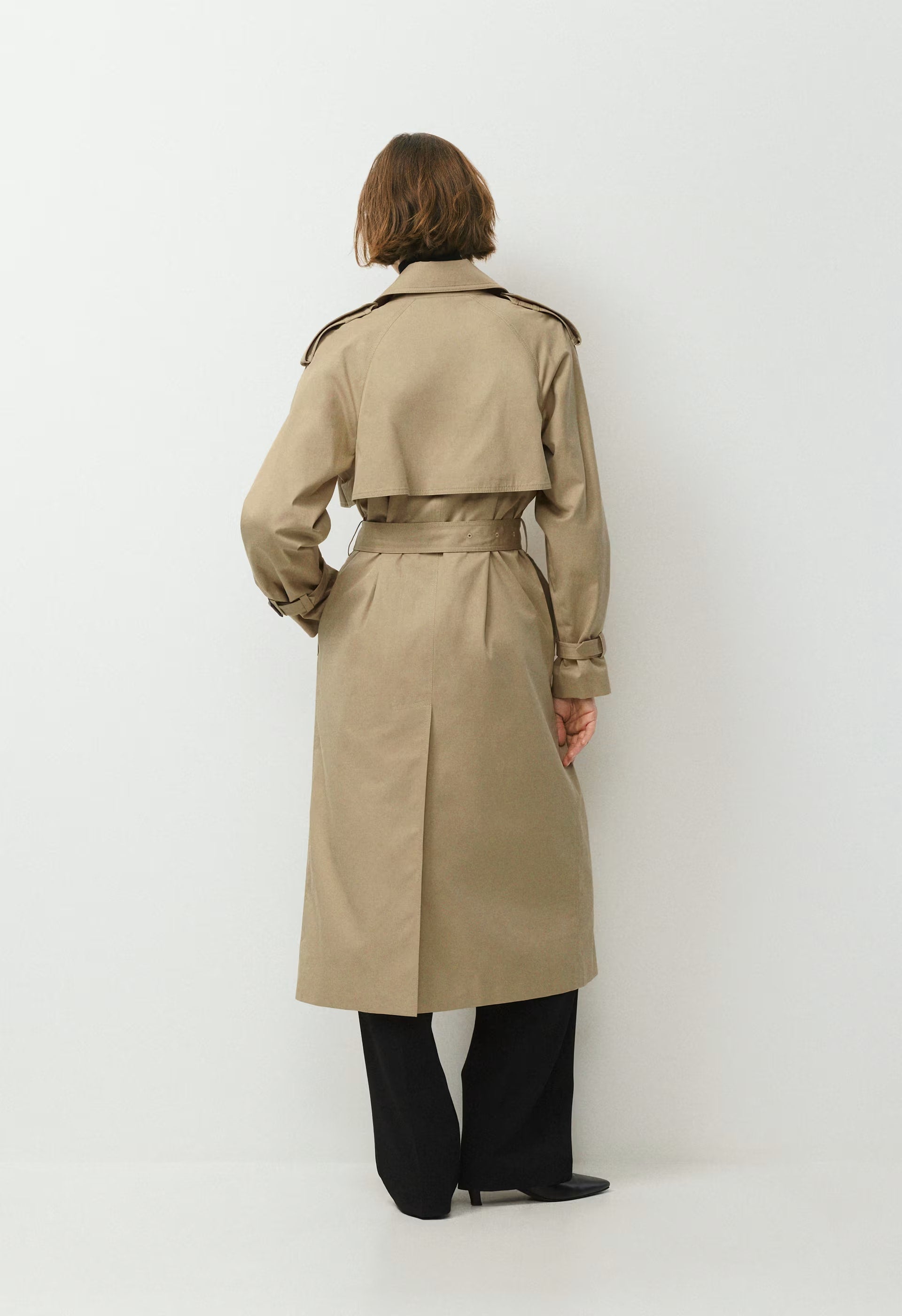 The Hemlock Trench Coat - City Twill - WICKER TAN