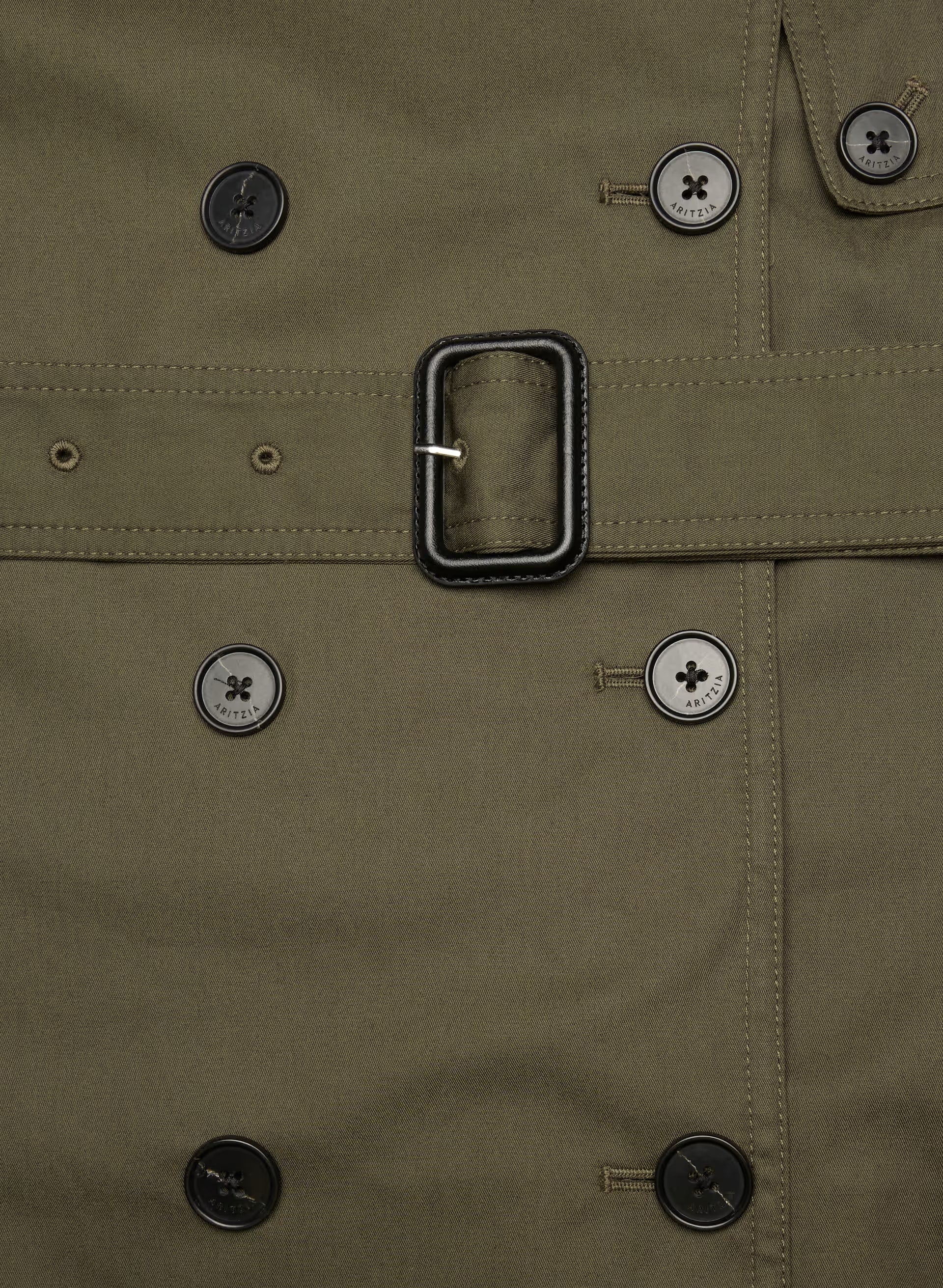 The Hemlock Trench Coat - City Twill - ATLAS OLIVE