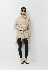 The Nightingale Trench Coat - City Twill - MARCONA BEIGE