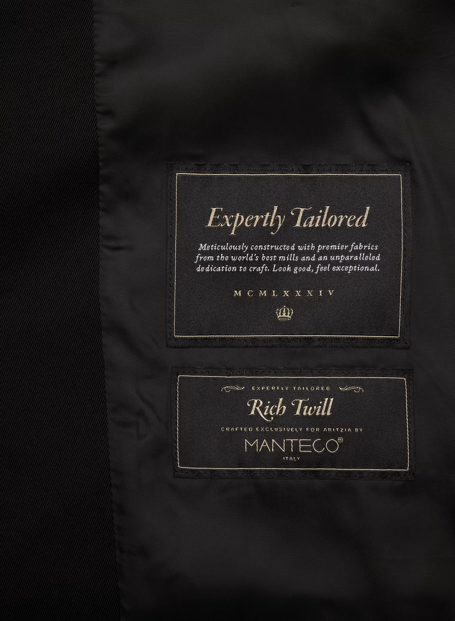The Regent Trench Coat - Rich Twill - BLACK