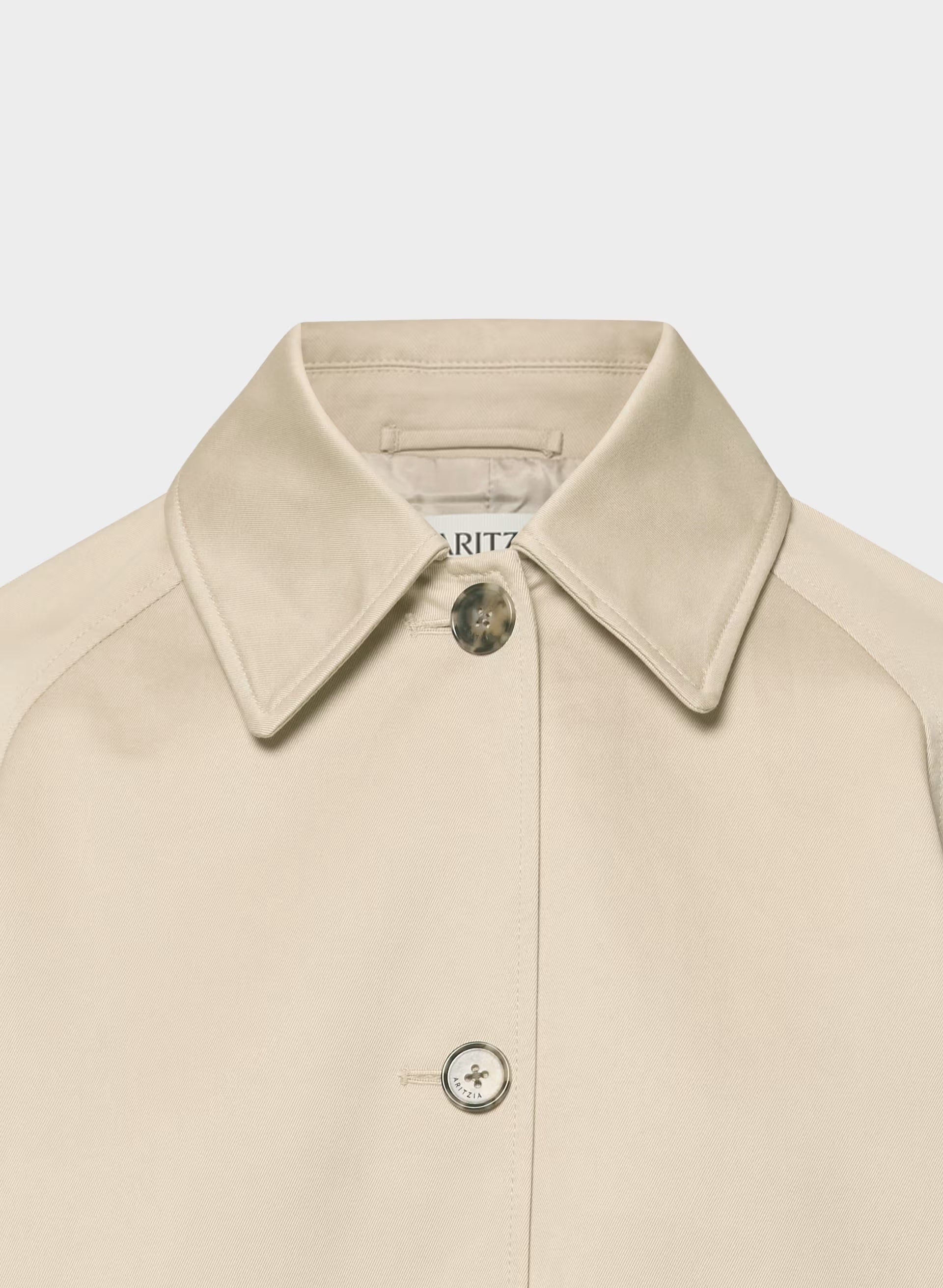 The Regent Trench Coat - Rich Twill - MARCONA BEIGE