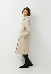 The Regent Trench Coat - Rich Twill - MARCONA BEIGE