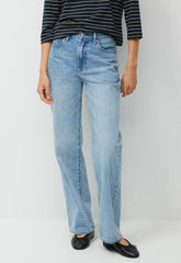Denim Forum The Farrah Hi-Rise Wide Jean - 7 YRS BLEU TABOO