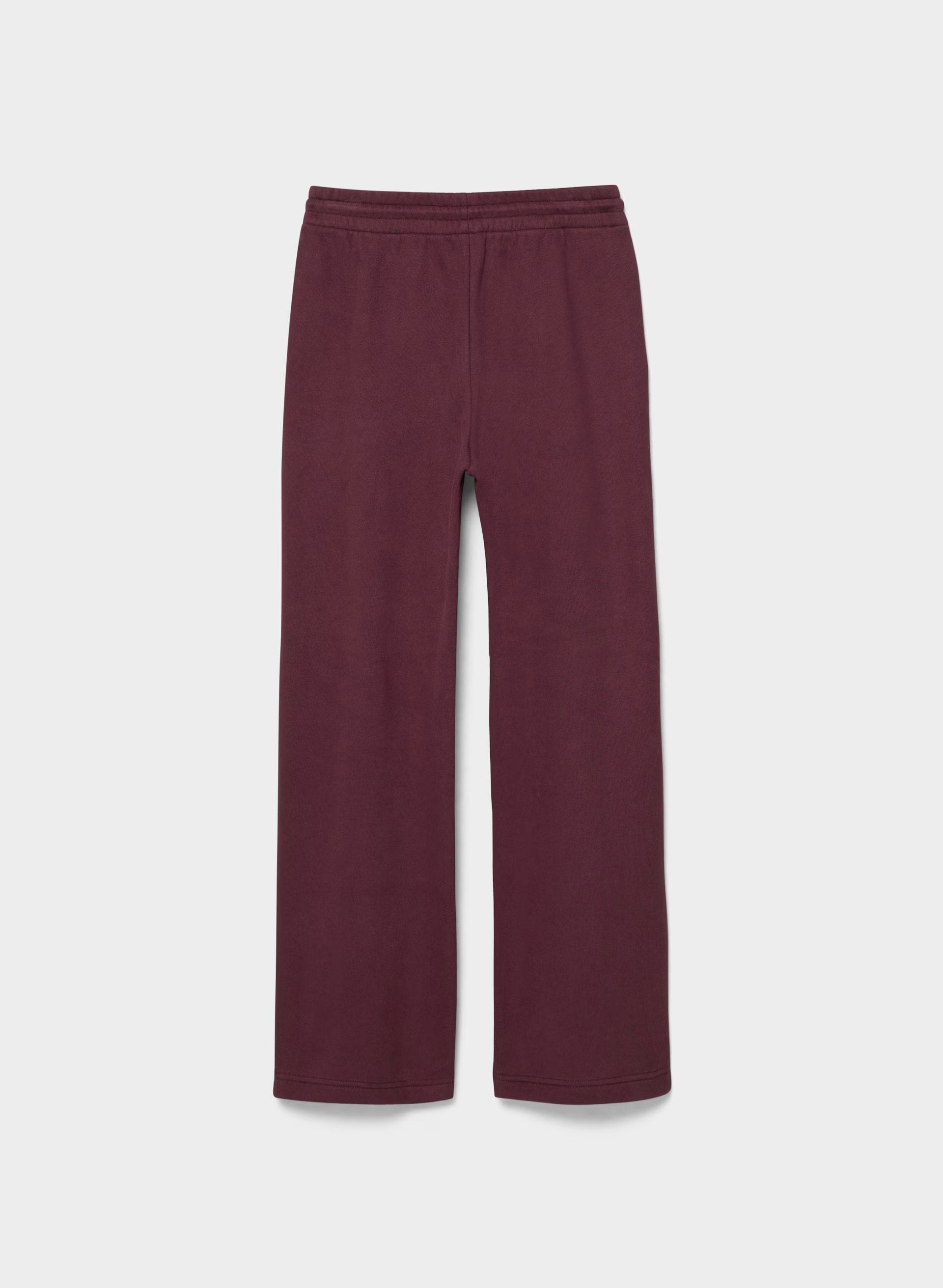 Cozy Sweatfleece Boyfriend Wide Sweatpant - GALA PLUM