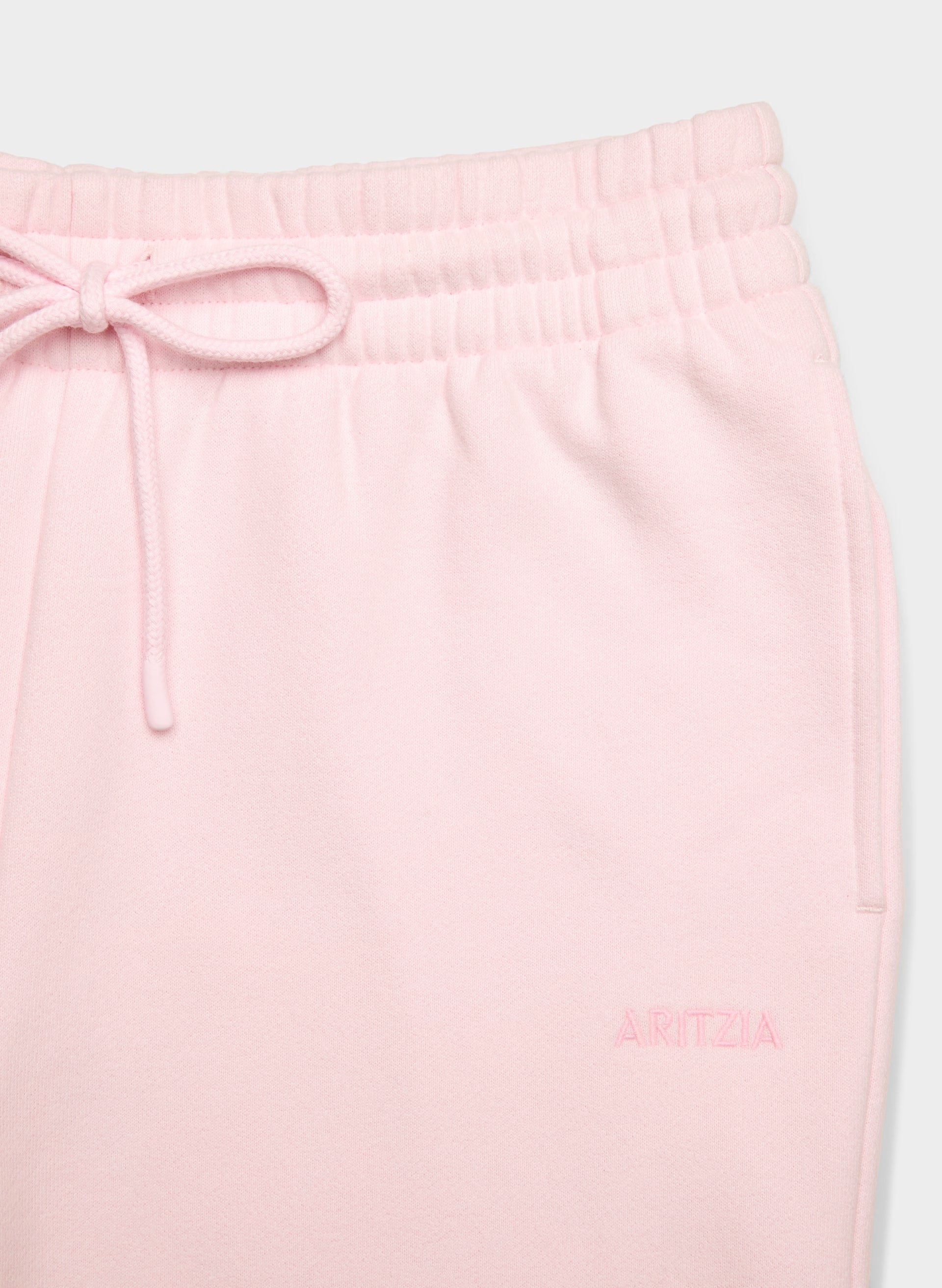 Cozy Sweatfleece Boyfriend Wide Sweatpant - MAGNOLIA