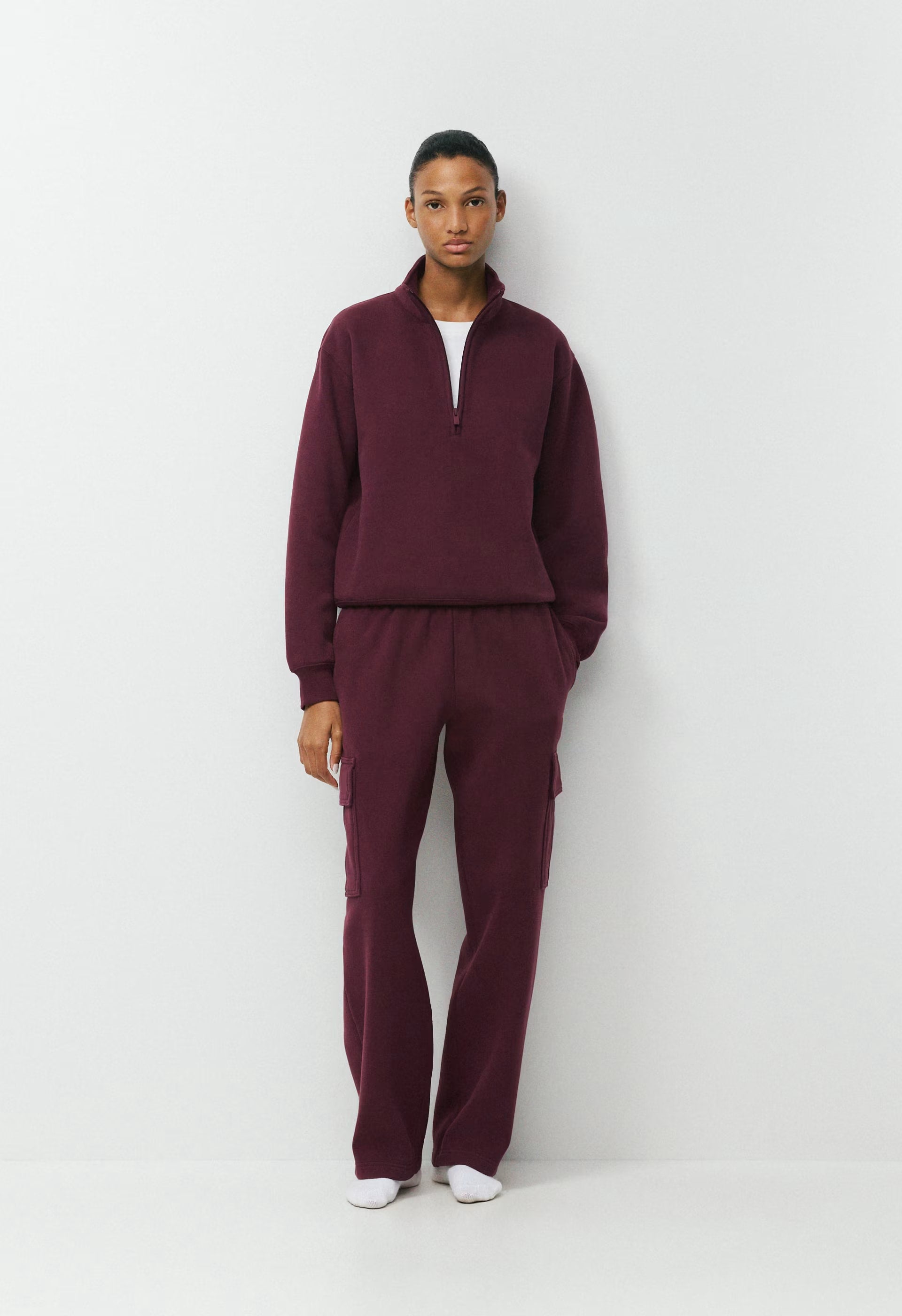 Cozy Sweatfleece Mega Cargo™ Sweatpant - GALA PLUM