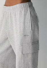Cozy Sweatfleece Mega Cargo™ Sweatpant - HEATHER CHROME