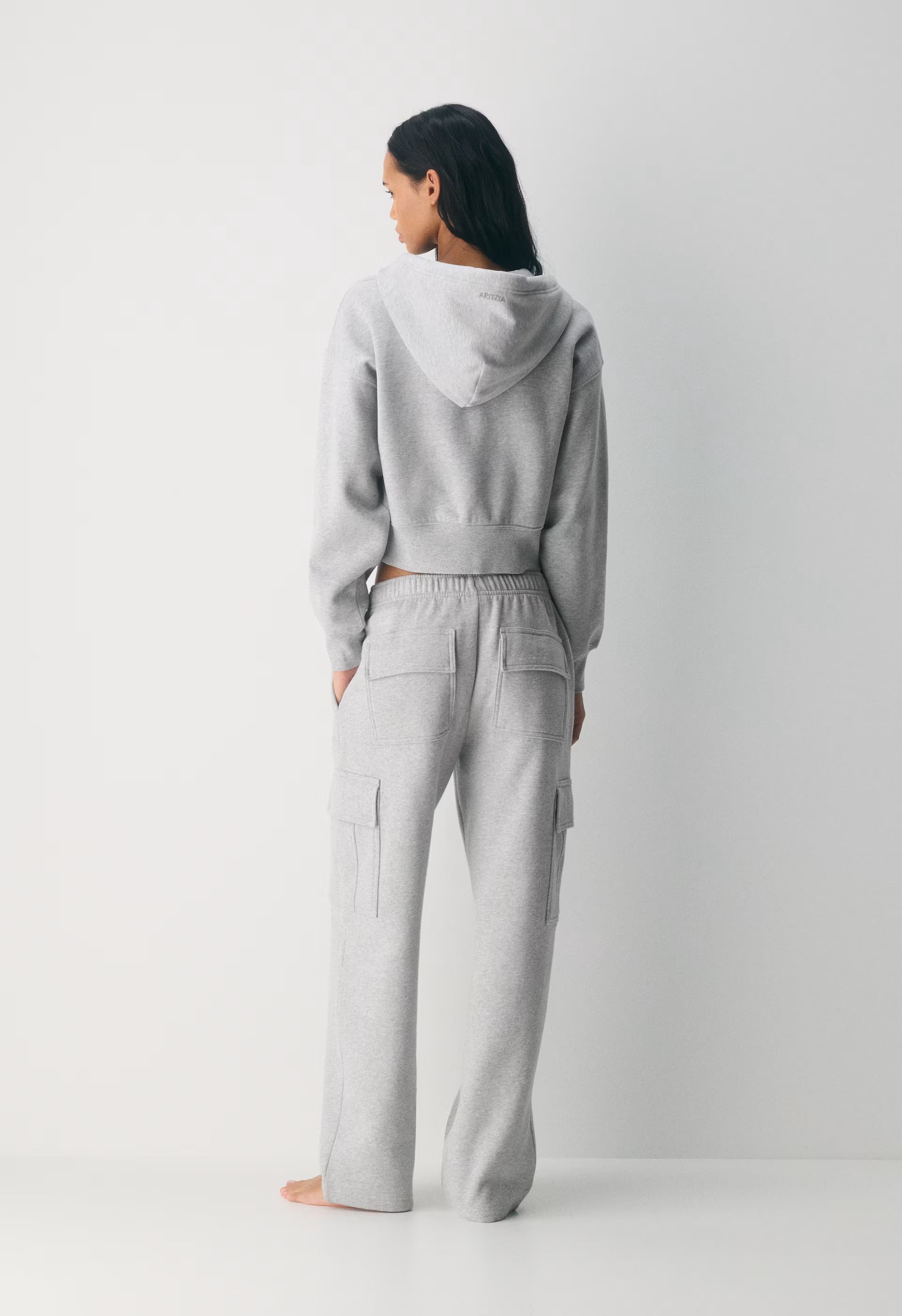 Cozy Sweatfleece Mega Cargo™ Sweatpant - HEATHER CLOUD WHITE