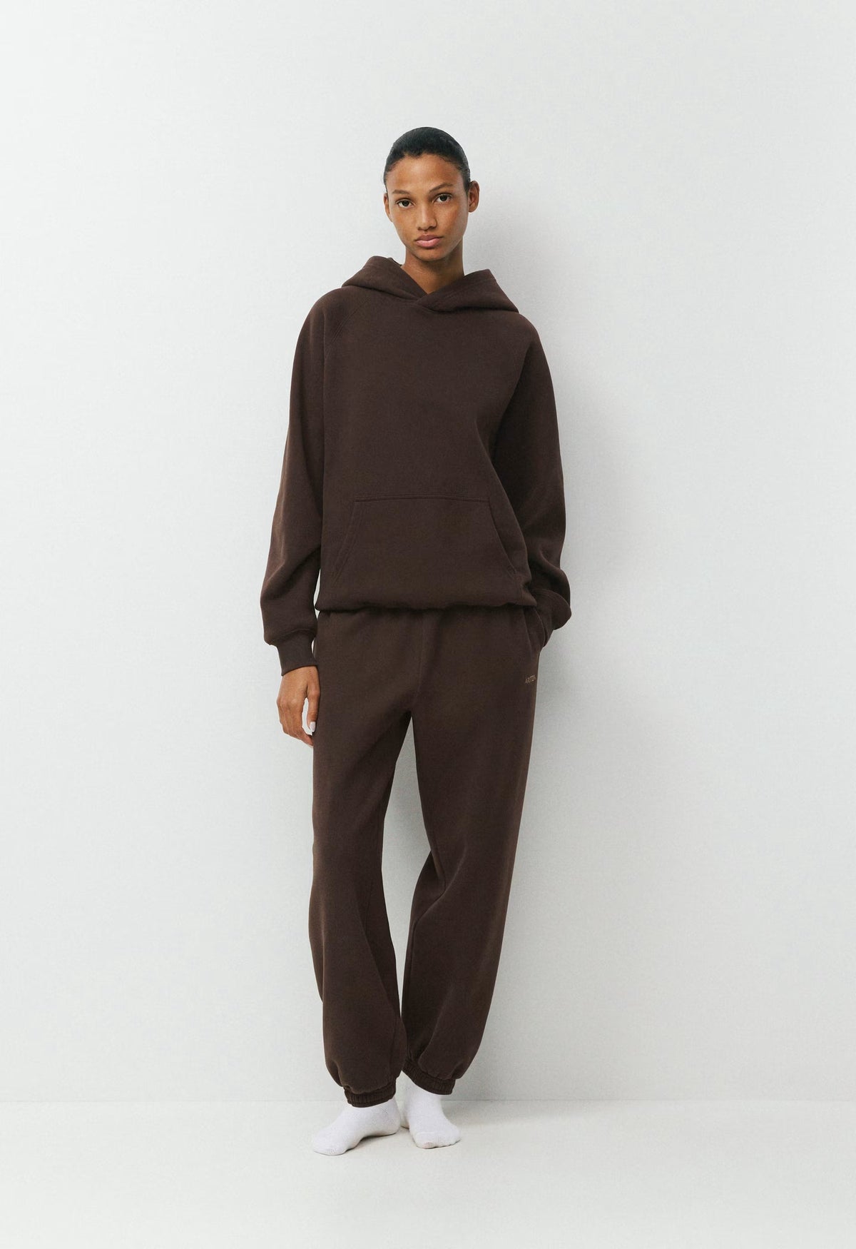 Cozy Sweatfleece Mega Jogger - RICH MOCHA BROWN