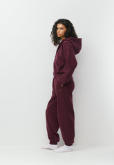 Cozy Sweatfleece Mega Jogger - GALA PLUM