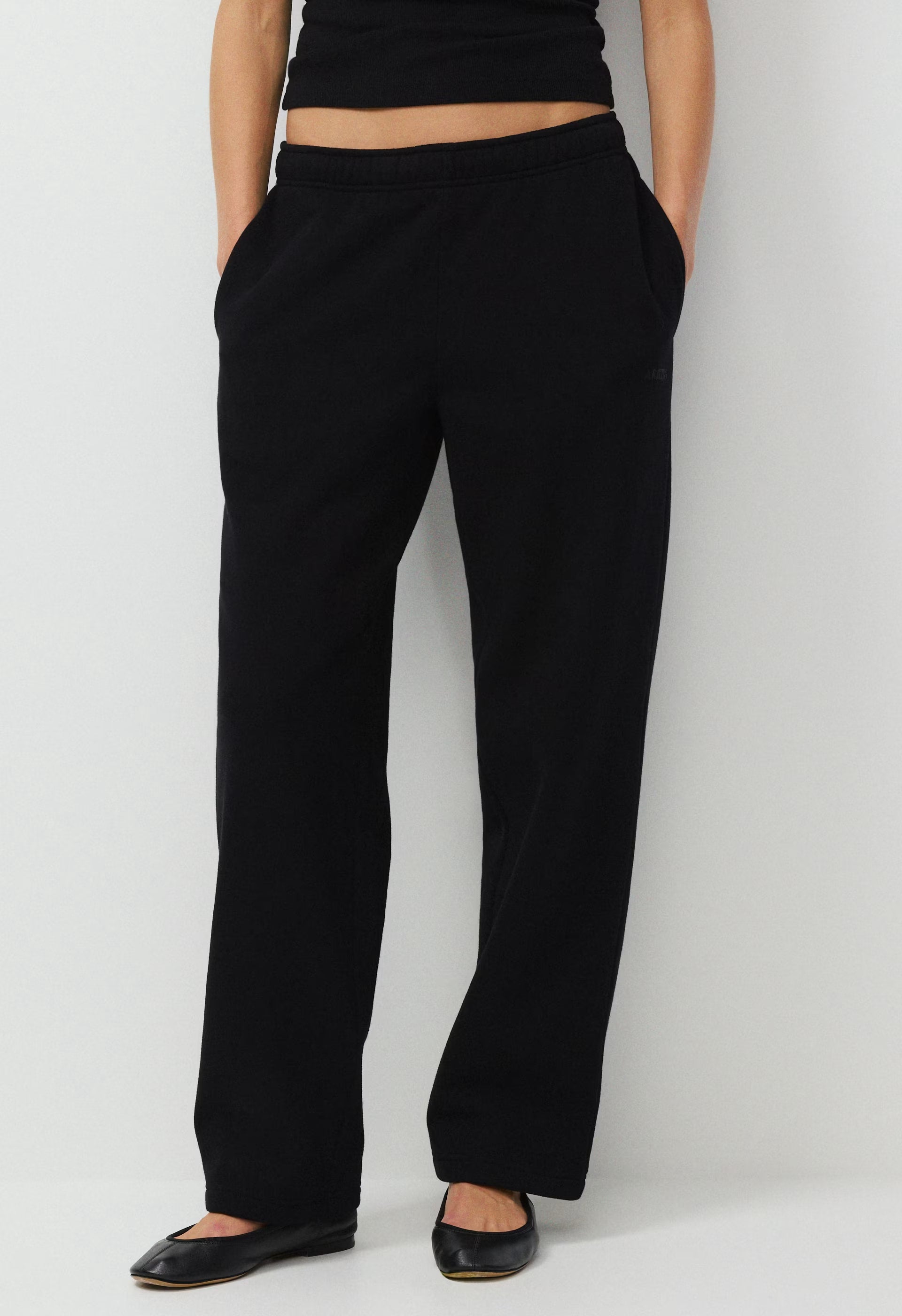 Cozy Sweatfleece Mega Straight™ Sweatpant - BLACK
