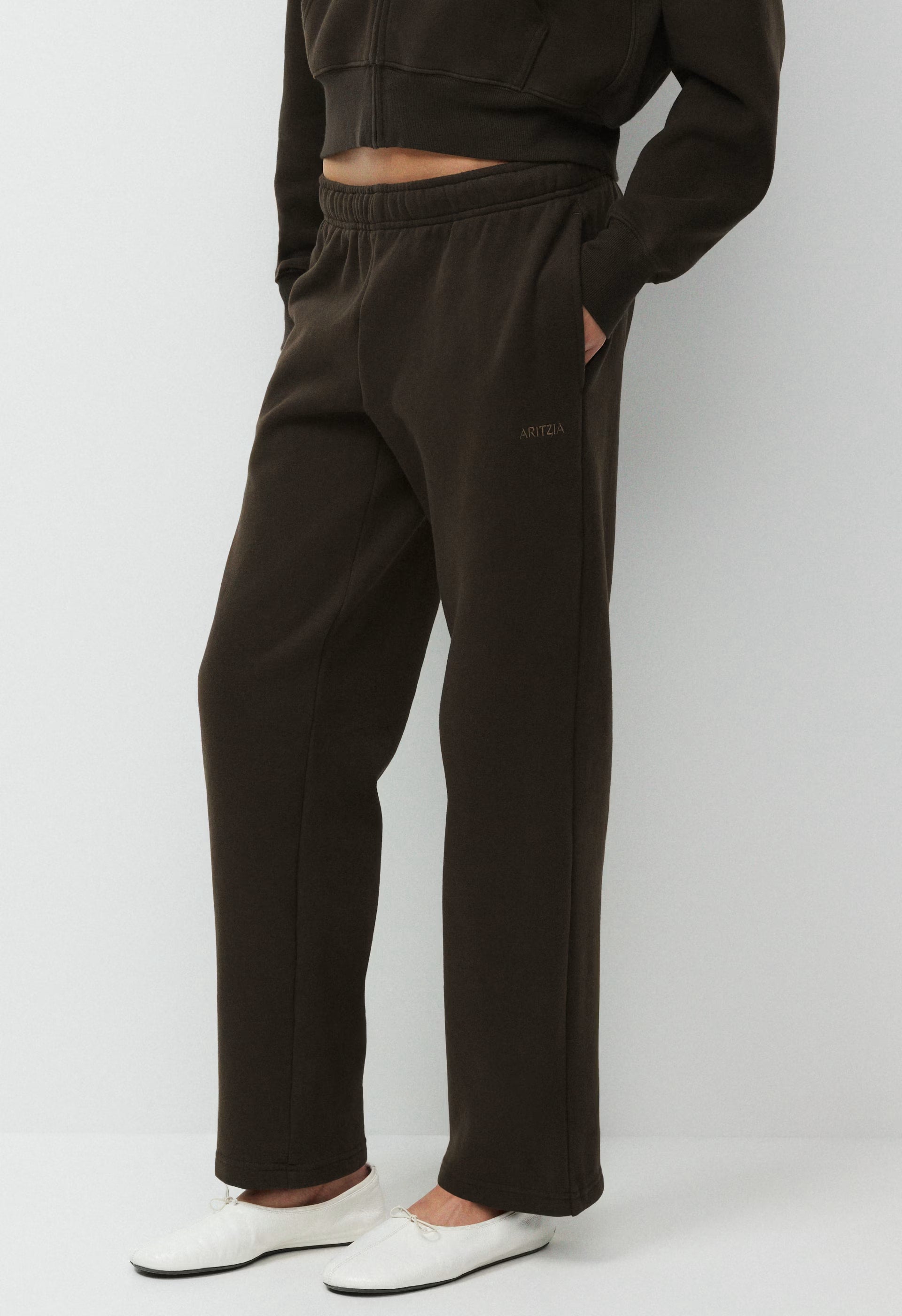 Cozy Sweatfleece Mega Straight™ Sweatpant - CACAO NIB BROWN