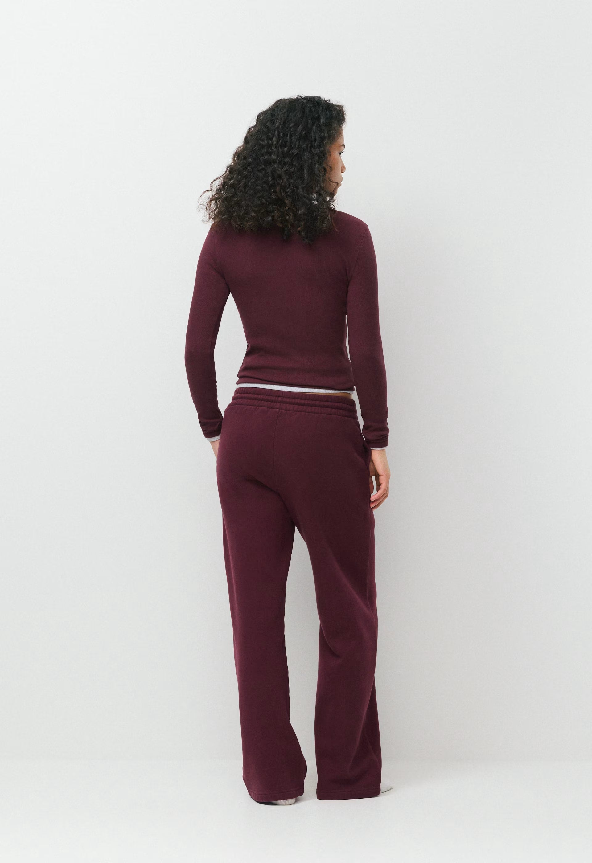 Cozy Sweatfleece Boyfriend Wide Sweatpant - ADMIRAL NAVY