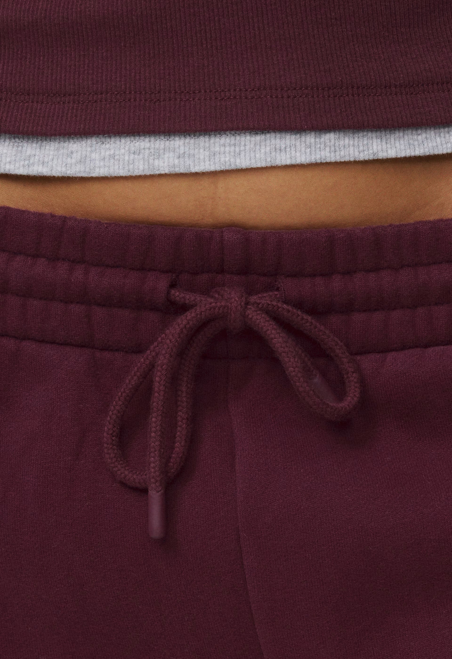 Cozy Sweatfleece Boyfriend Wide Sweatpant - HEATHER CHROME