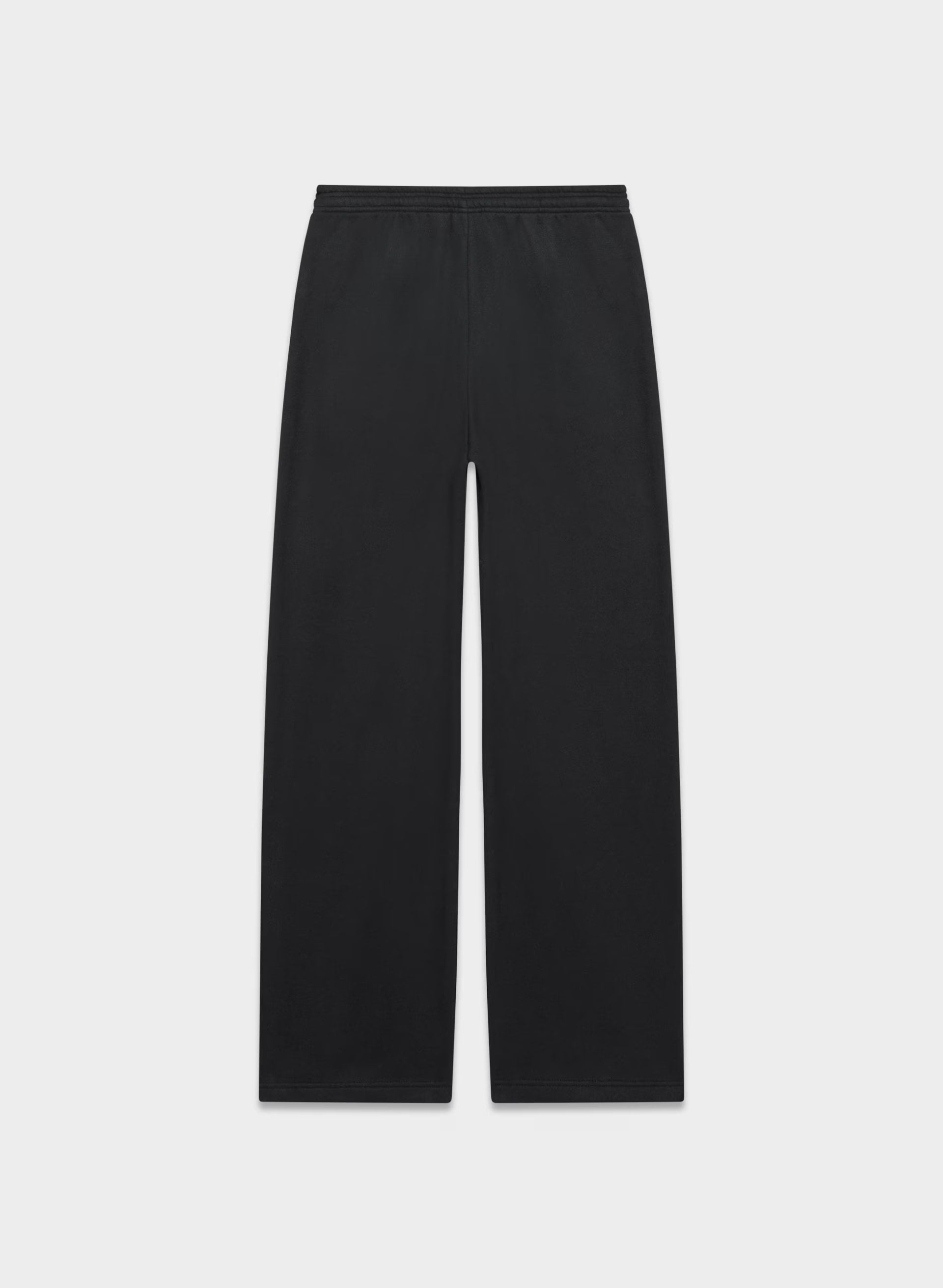 Cozy Sweatfleece Boyfriend Barrel Sweatpant - BLACK
