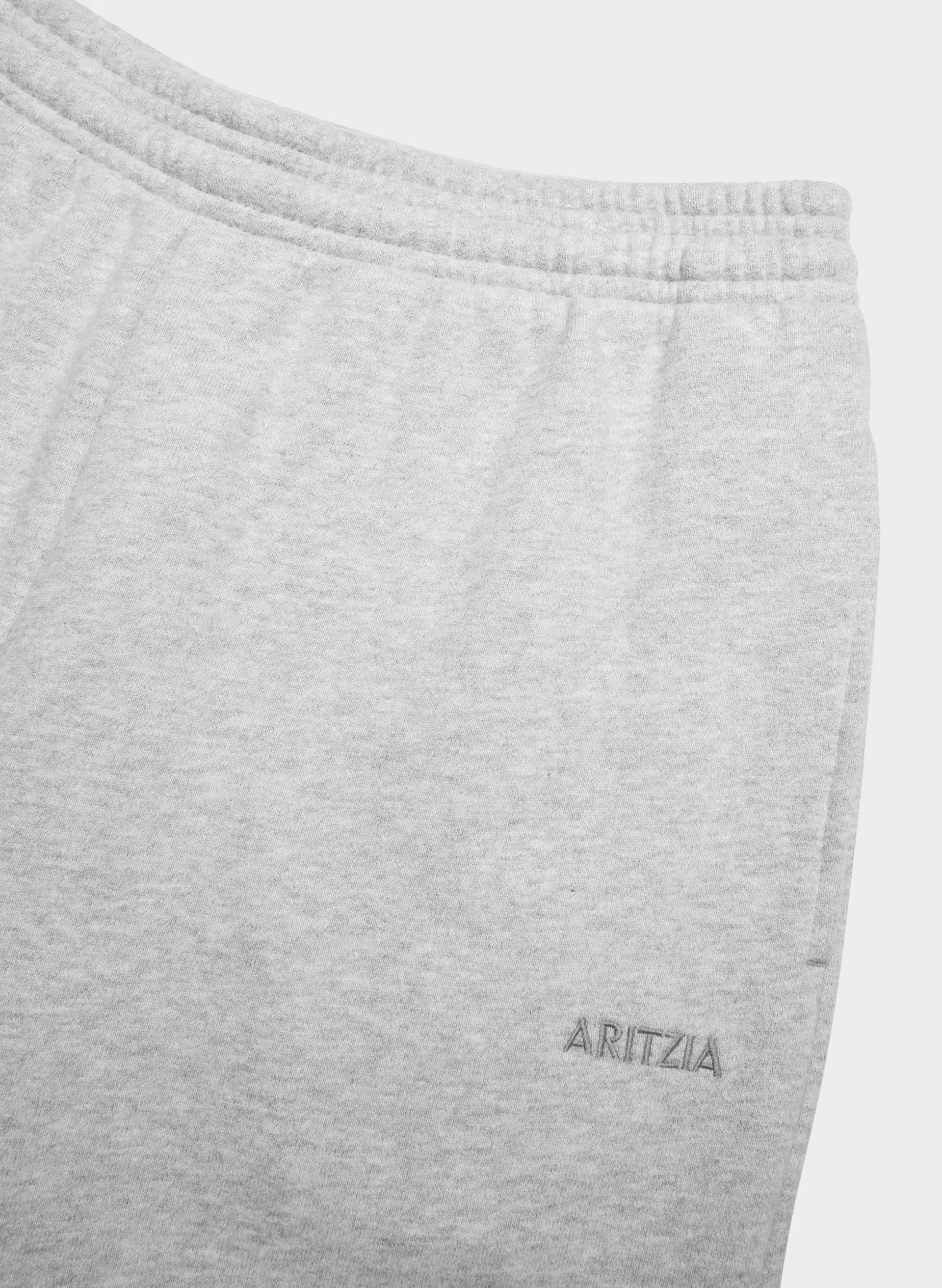 Cozy Sweatfleece Boyfriend Barrel Sweatpant - HEATHER CHROME