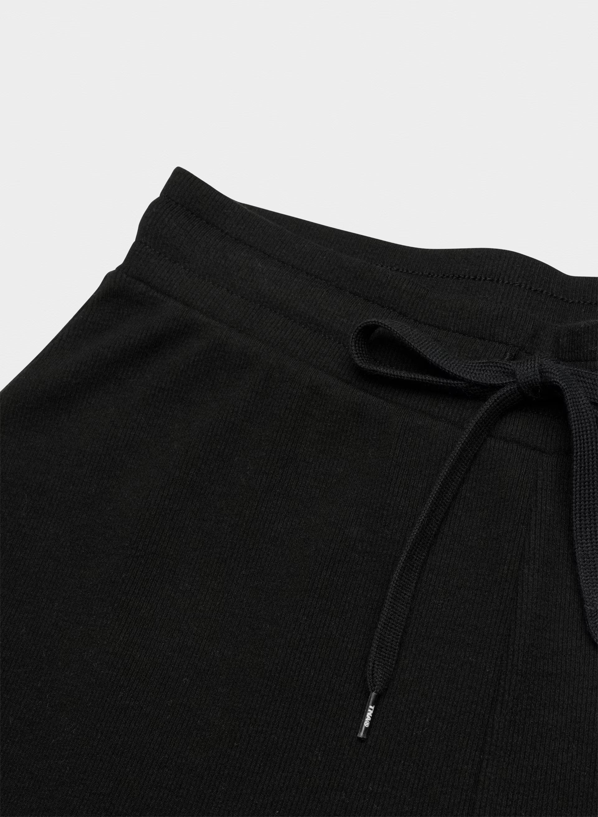 HomeStretch™ Rib Kickback Pant - BLACK
