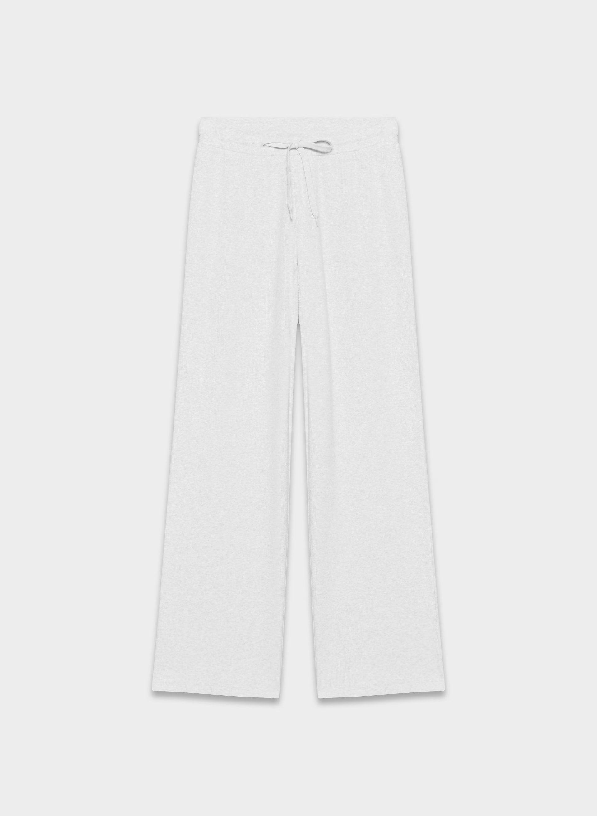 HomeStretch™ Rib Kickback Pant - HEATHER CLOUD WHITE