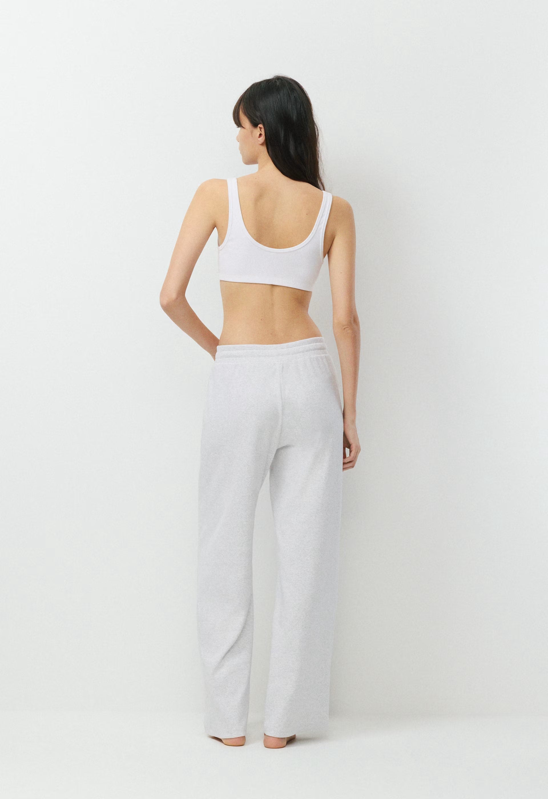HomeStretch™ Rib Kickback Pant - BLACK