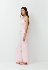 HomeStretch™ Rib Kickback Pant - MAGNOLIA