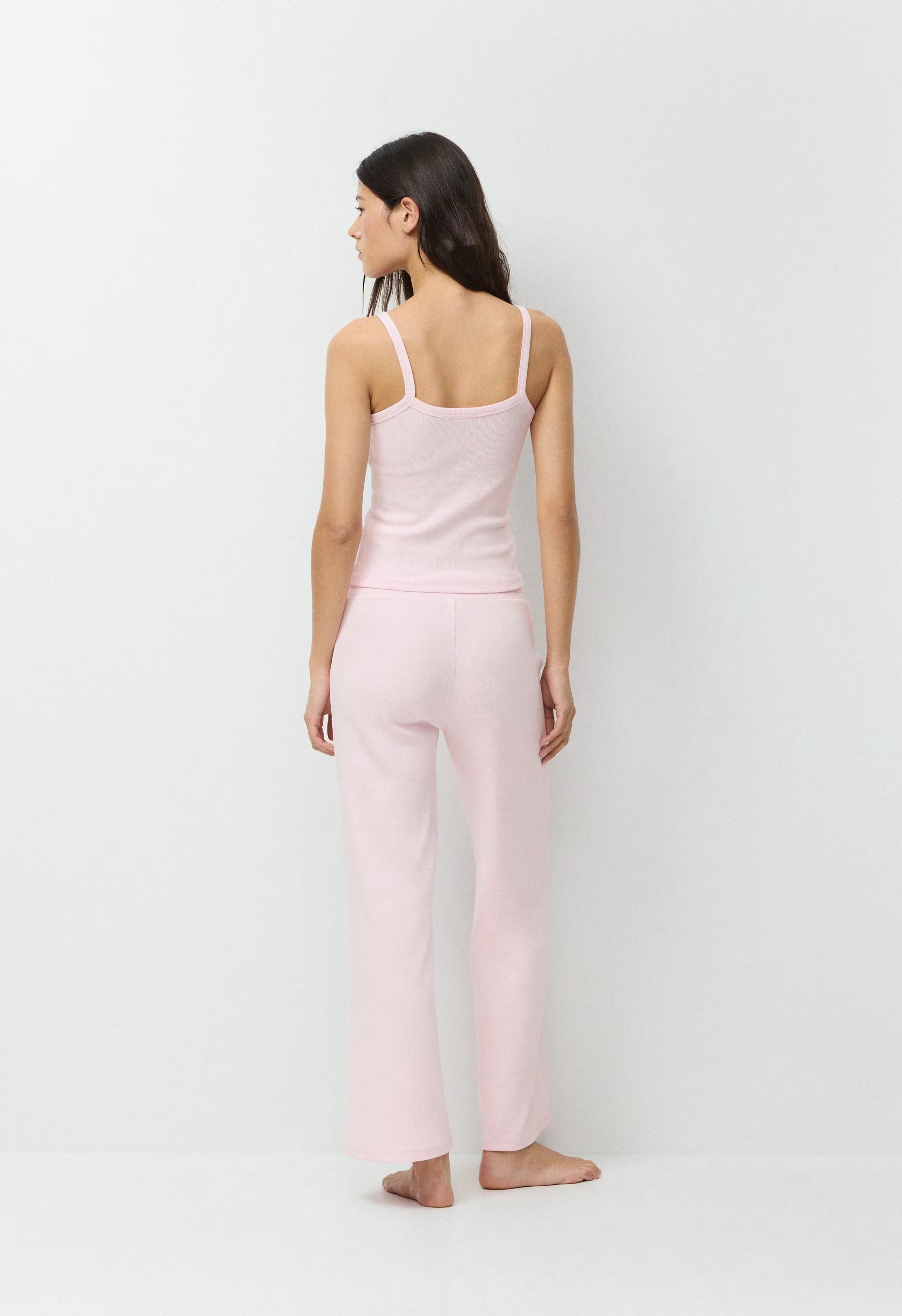HomeStretch™ Rib Kickback Pant - MAGNOLIA