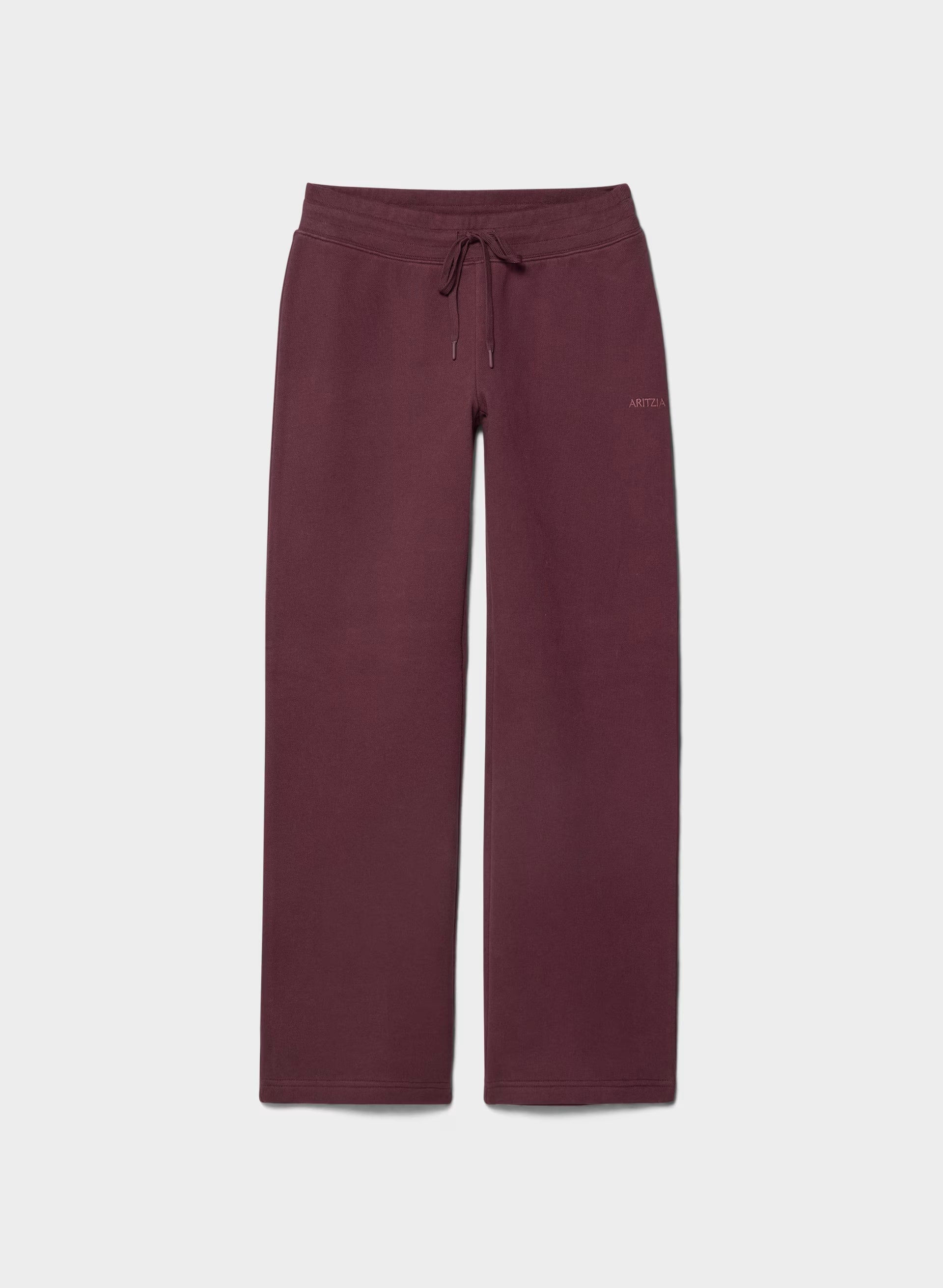 Cozy Sweatfleece Perfect Banded Sweatpant - GALA PLUM