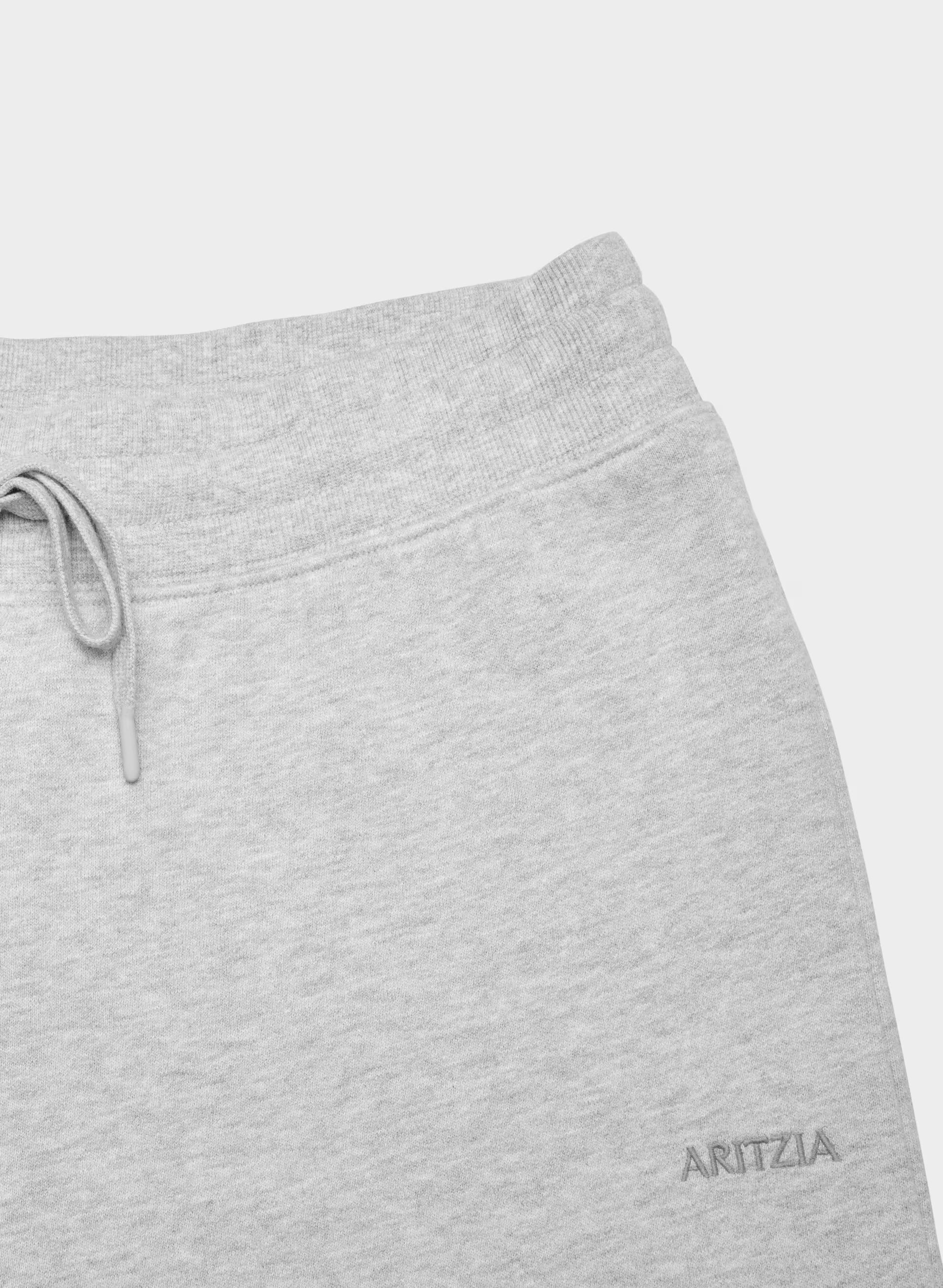 Cozy Sweatfleece Perfect Banded Sweatpant - HEATHER CHROME